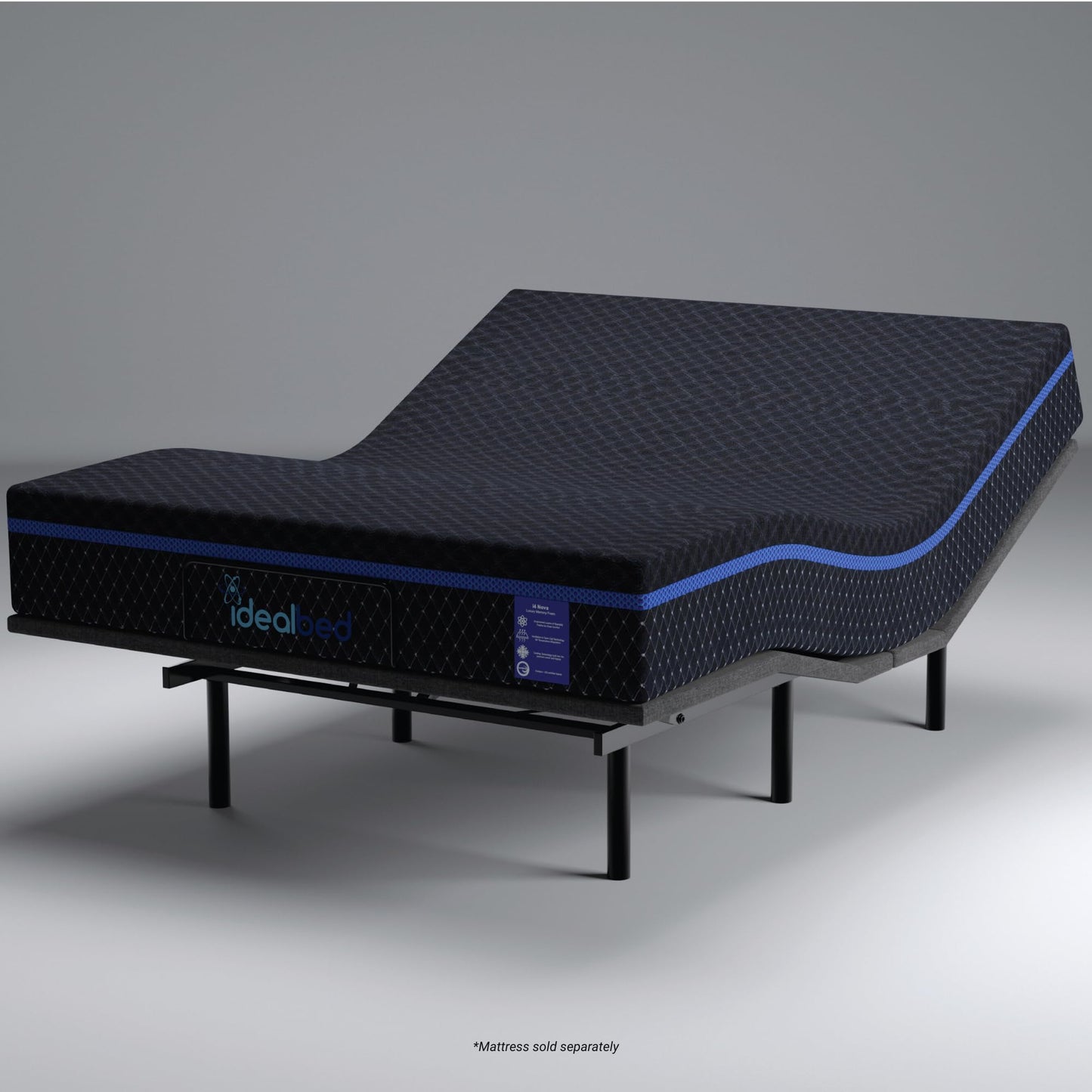 iDealBed 2i Custom Adjustable Bed Base - Advanced Head & Foot Elevation, Wireless Remote with Memory, Zero Clearance, Easy Setup (Full)