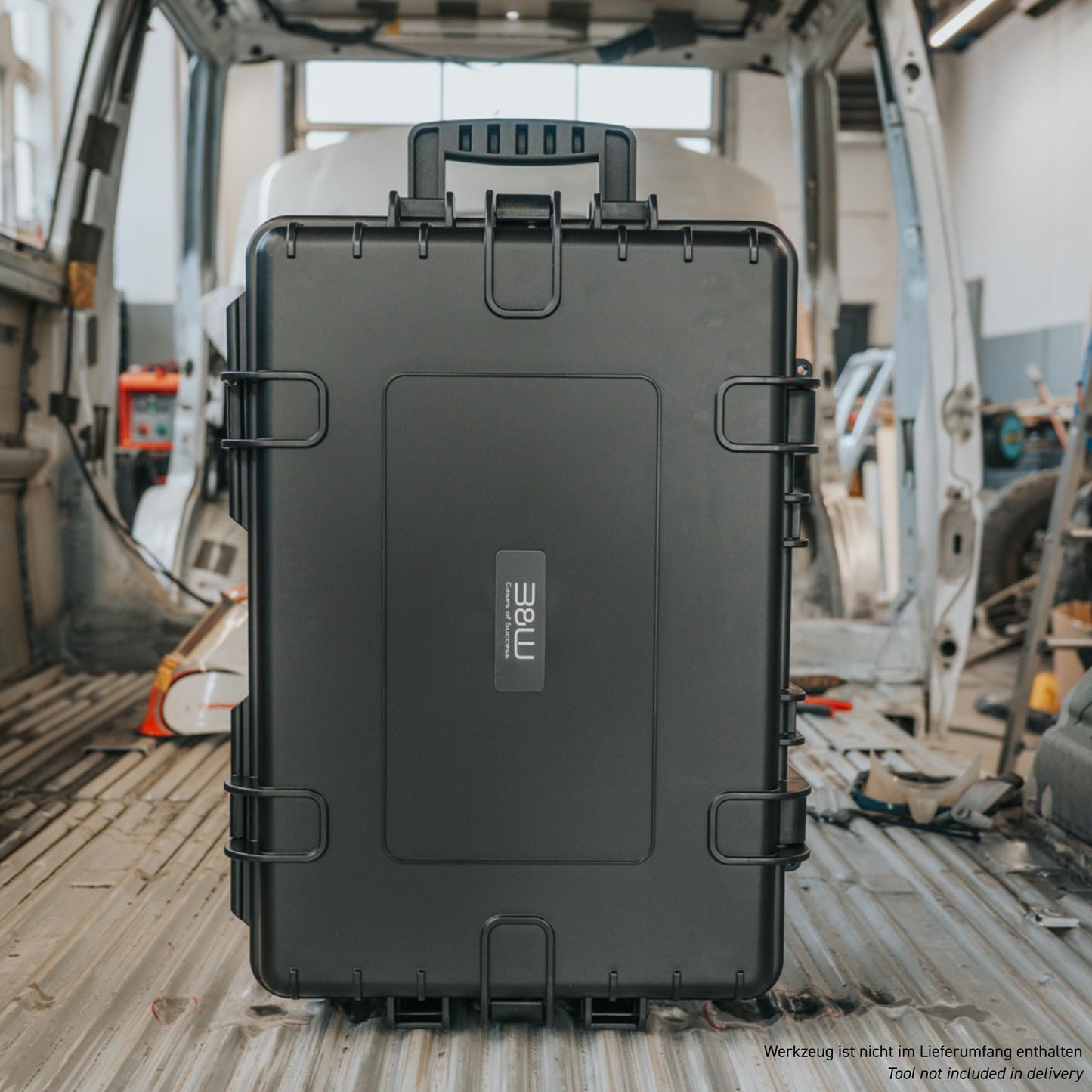B&W International Jumbo 6700 Outdoor Tool Case with Pocket Tool Boards, Black