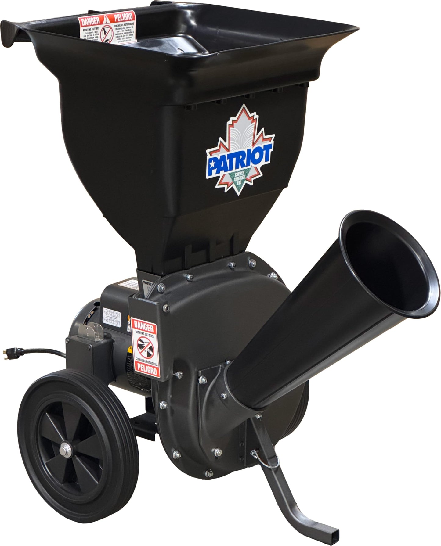 Patriot Products CSV-2515 1.5 HP Corded Electric Wood Chipper Leaf Shredder