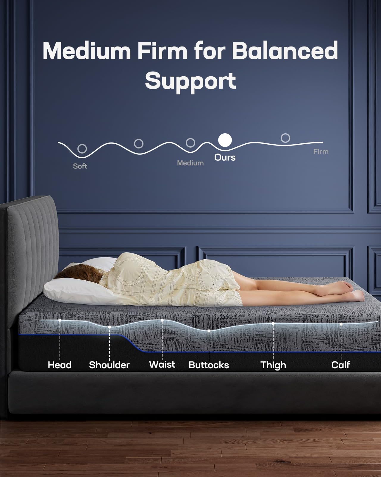 Marsail NS0 Adjustable Base with Mattress Set, Twin XL Adjustable Bed Frame + 14-inch Cooling Gel Memory Foam Mattress, Dual Motor Bed Frame with Wireless Remote, CertiPUR-US Certified