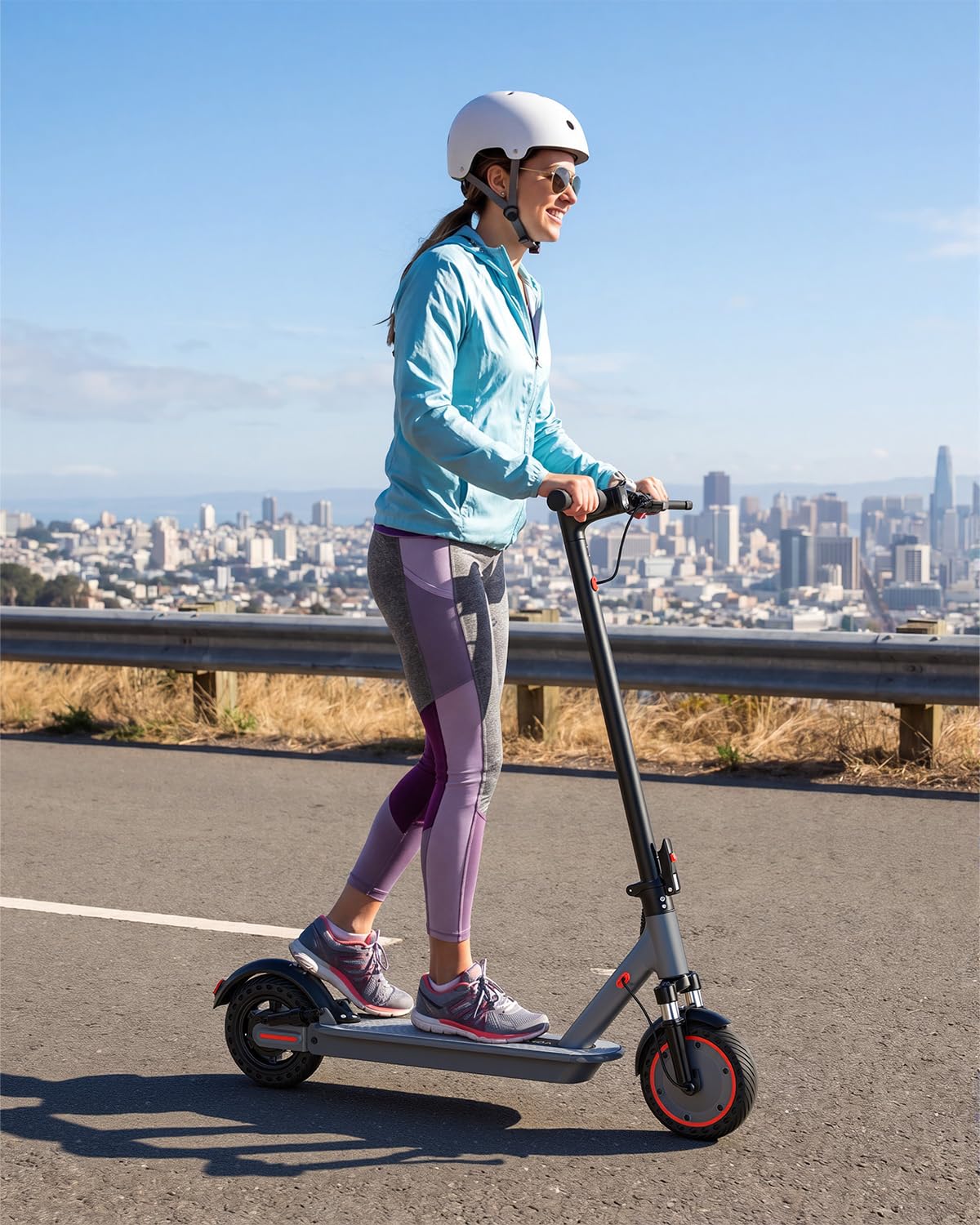 VOLPAM 10''/11''Electric Scooter with Dual Suspensions, 19/22MPH, 500W/800WMotor, 60/40/31/23Miles Long Range, Dual Braking, Max Load 264 lbs