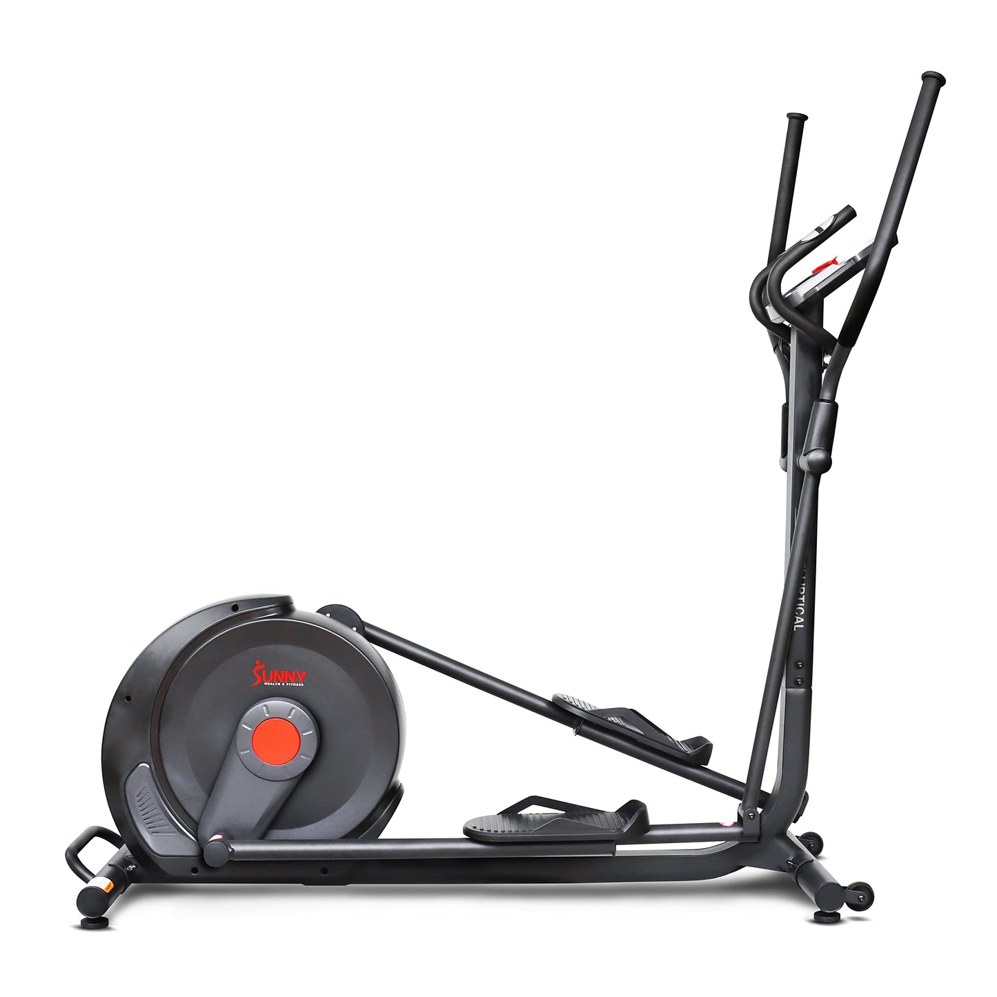 Sunny Health & Fitness Power Stride SMART Elliptical Trainer with 16-Level Electromagnetic Resistance, High-Inertia Flywheel and Exclusive SunnyFit® App Enhanced Bluetooth Connectivity - SF-E321006