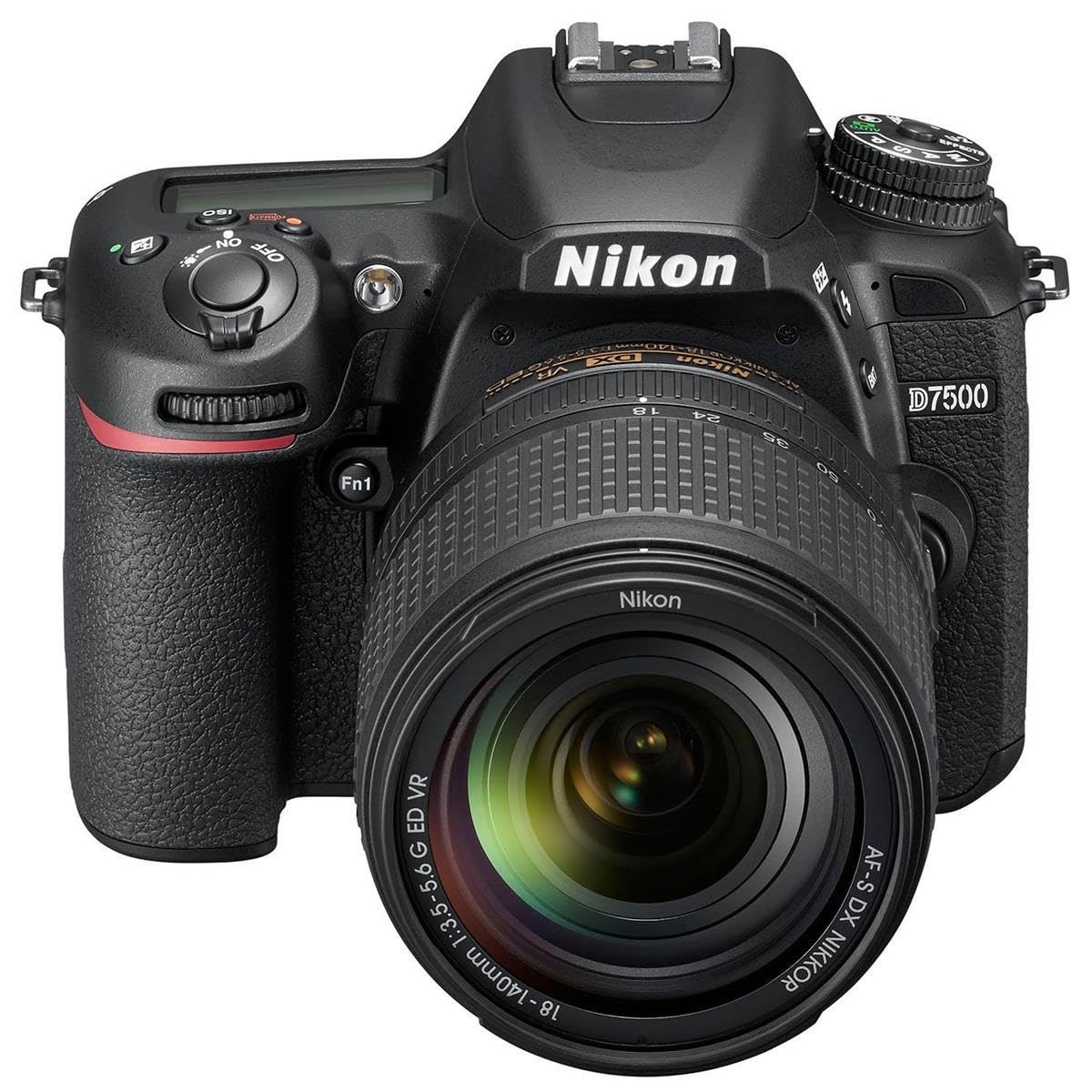 Nikon D7500 20.9MP DSLR Camera with AF-S DX NIKKOR 18-140mm f/3.5-5.6G ED VR Lens, Black