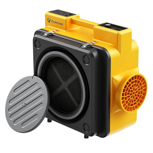 Air Scrubber 800 CFM with 4-Stage Filtration, Stackable Negative Air Machine for Home, Industrial and Commercial Use, Water Damage Restoration Equipment, Airborne Cleaner HEPA Scrubber with 4 Filters