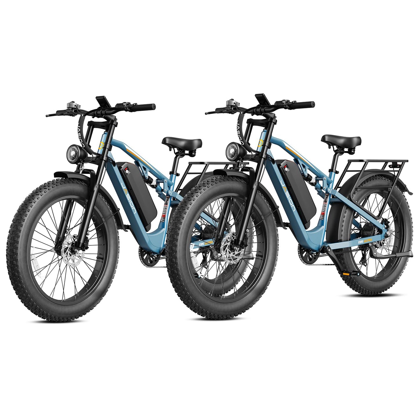 Jasion EB5 Ultra Electric Bike for Adults, Peak 2500W Ebike with 52V 20Ah (1040Wh) Battery, Dual Suspension & Hydraulic Brakes, 26"x4" Fat Tire Off-Road Electric Bicycle