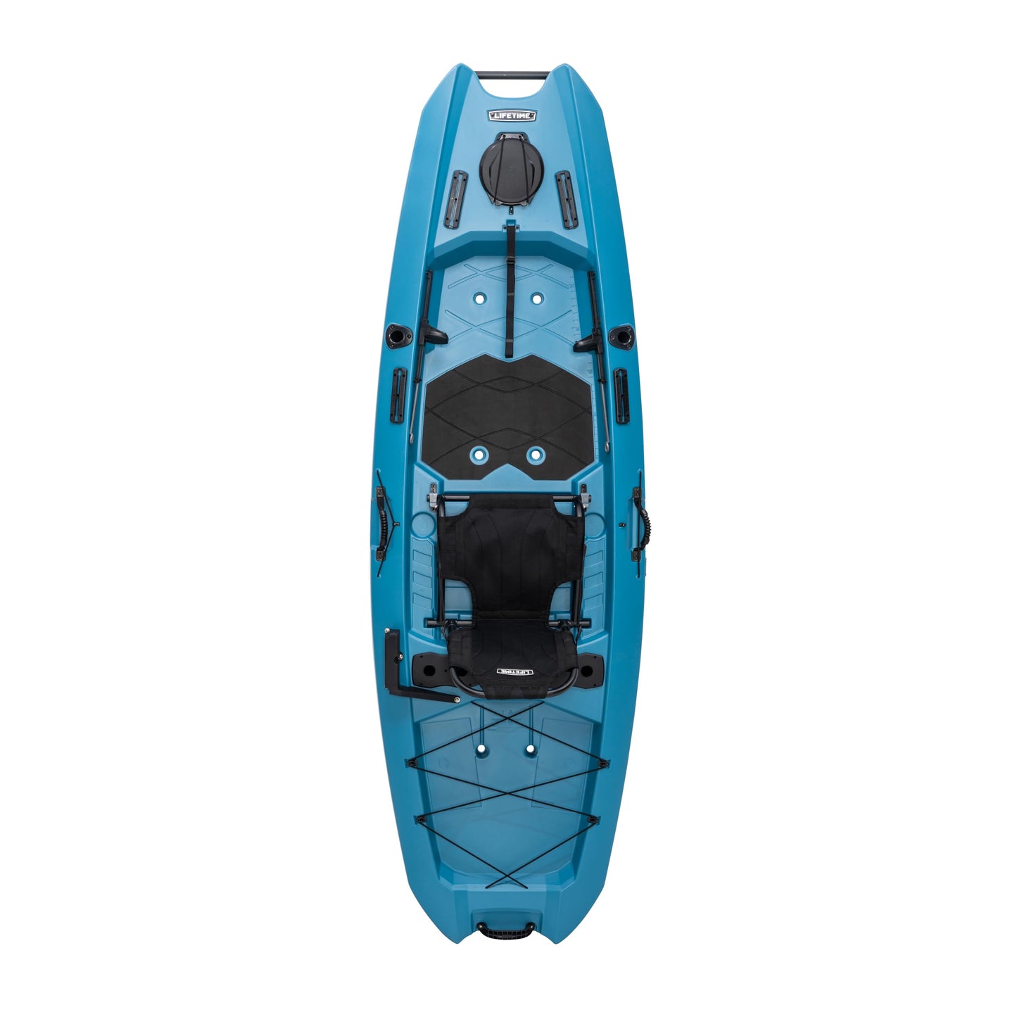 Lifetime Manta Angler Kayak 10', Stand-Up Fishing Kayak, 6 Rod Holders, Adjustable Seat, Blue