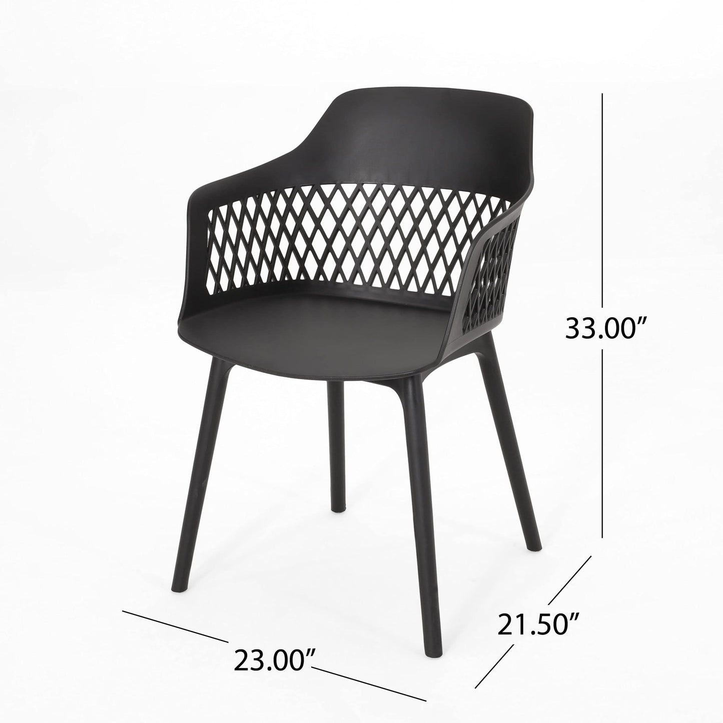 Christopher Knight Home Trinity Outdoor Dining Sets, Black + Teak