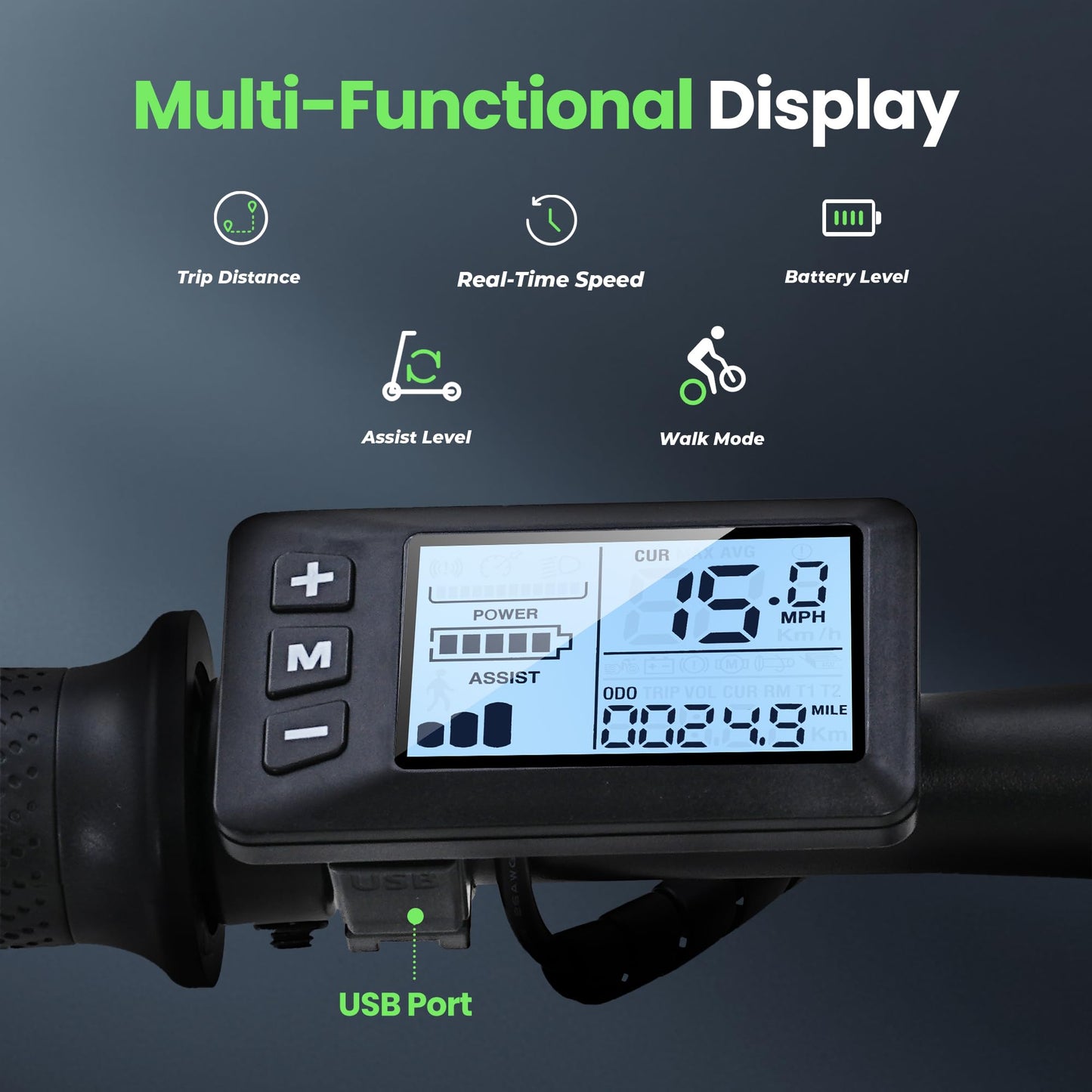 AYOLNY Electric Bike for Adults, 1500W/1000W Peak Motor 26" Ebike & 14" Foldable Electric Bike, 80/70/55 Miles Range 36V Battery Electric Bicycle for Commuting