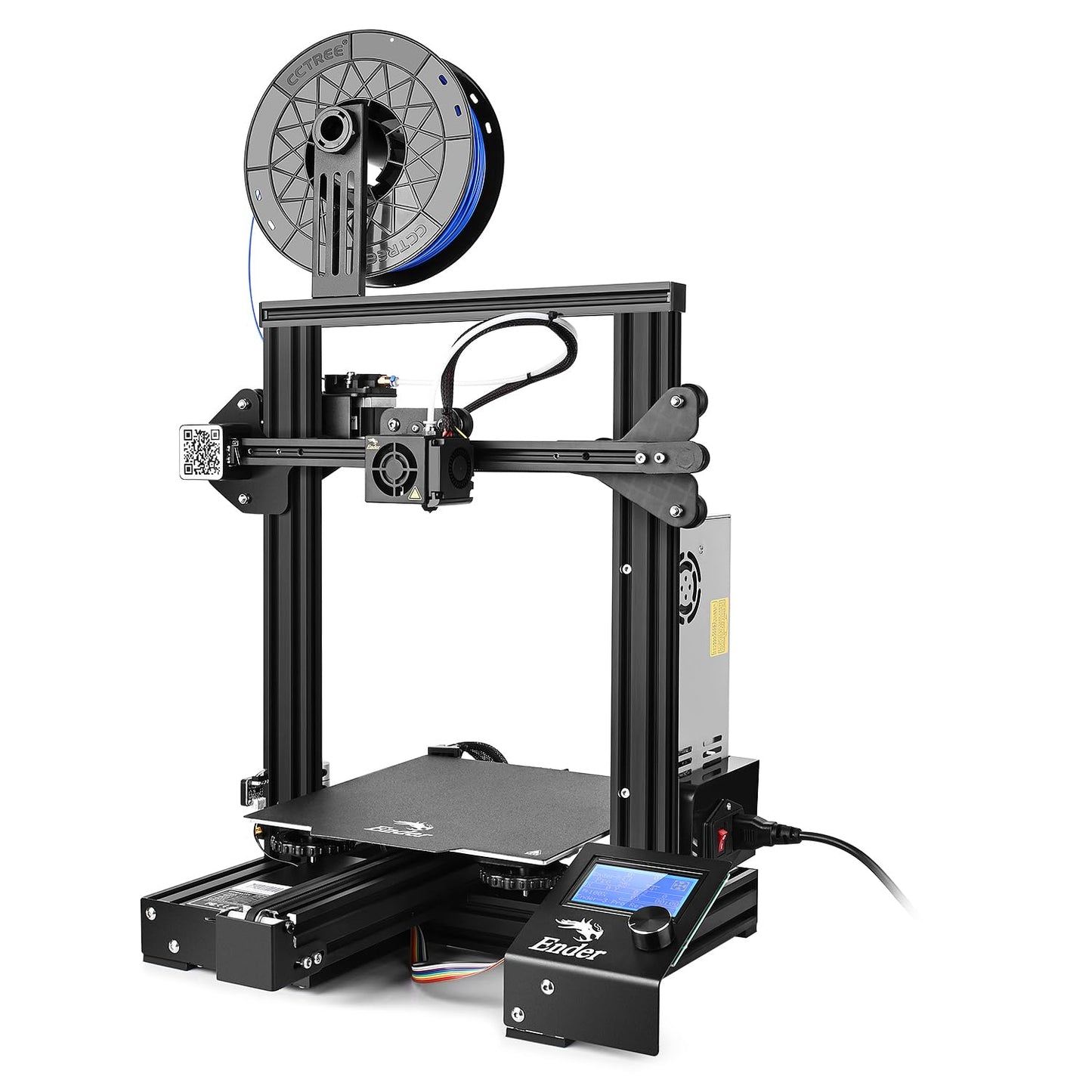 Official Creality Ender 3 3D Printer with Resume Printing Function and Stable Power Supply, High Precision Printing and High-standard V-profiles DIY 3D Printers Printing Size 8.66*8.66*9.84 inches