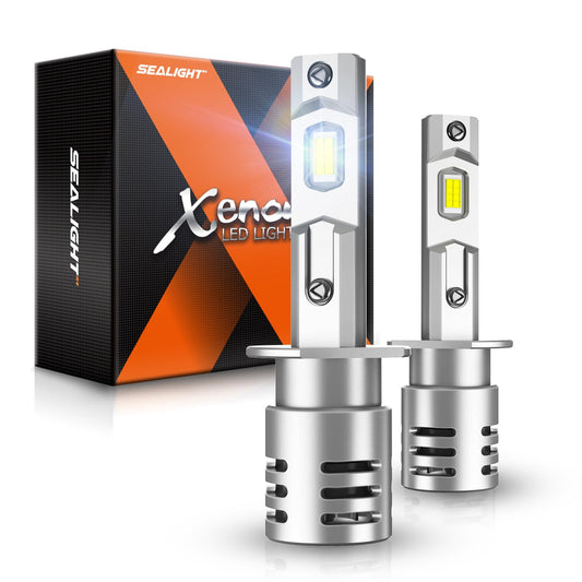 SEALIGHT H1 Fog Light Lamps 30,000LM, Canbus Ready, IP68, Easy Installation, Pack of 2, White