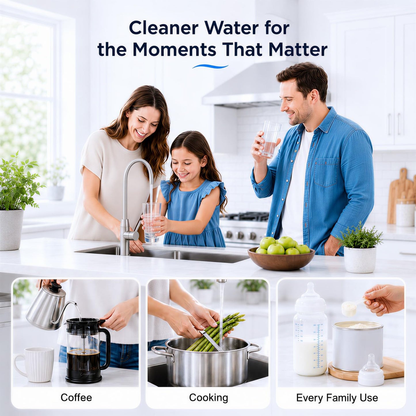 ANGEL X2 Tankless Reverse Osmosis Water Filter System, 700GPD, Removes 99% PFAS, Tested to NSF/ANSI 58, 42 & 372 Standards, 2.5:1 Pure to Drain, Reduce Chlorine, TDS, Under Sink RO System with Faucet
