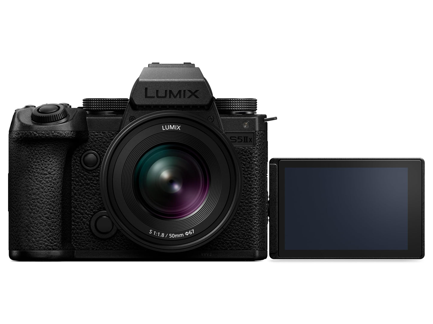 Panasonic LUMIX S5IIX Mirrorless Camera, 24.2MP Full Frame Phase Hybrid AF, Unlimited Recording, 5.8K ProRes, RAW, IP Streaming, 20-60mm F3.5-5.6 + 50mm F1.8 Lenses, LUMIX Digital Camera, DC-S5M2XWK9