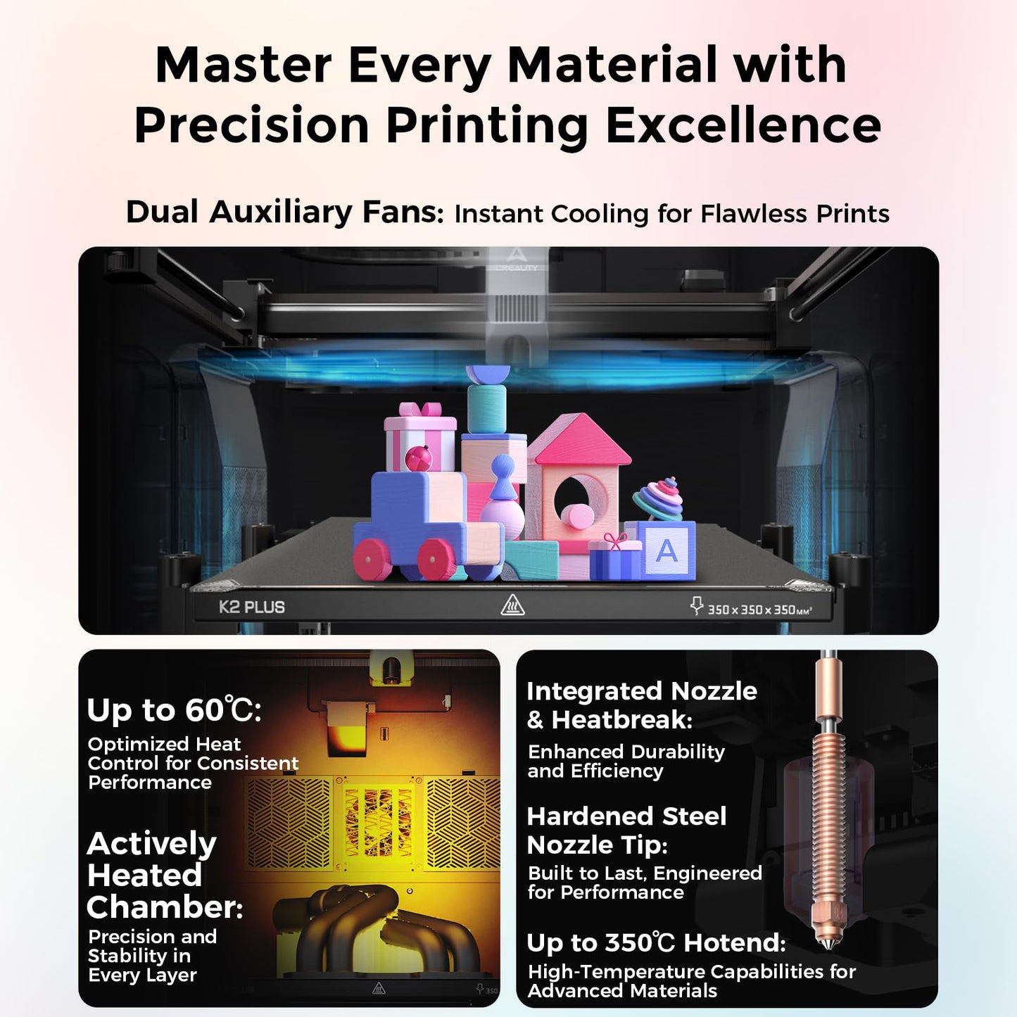 Creality K2 Plus Combo 2026 Multi Color 3D Printer with CFS