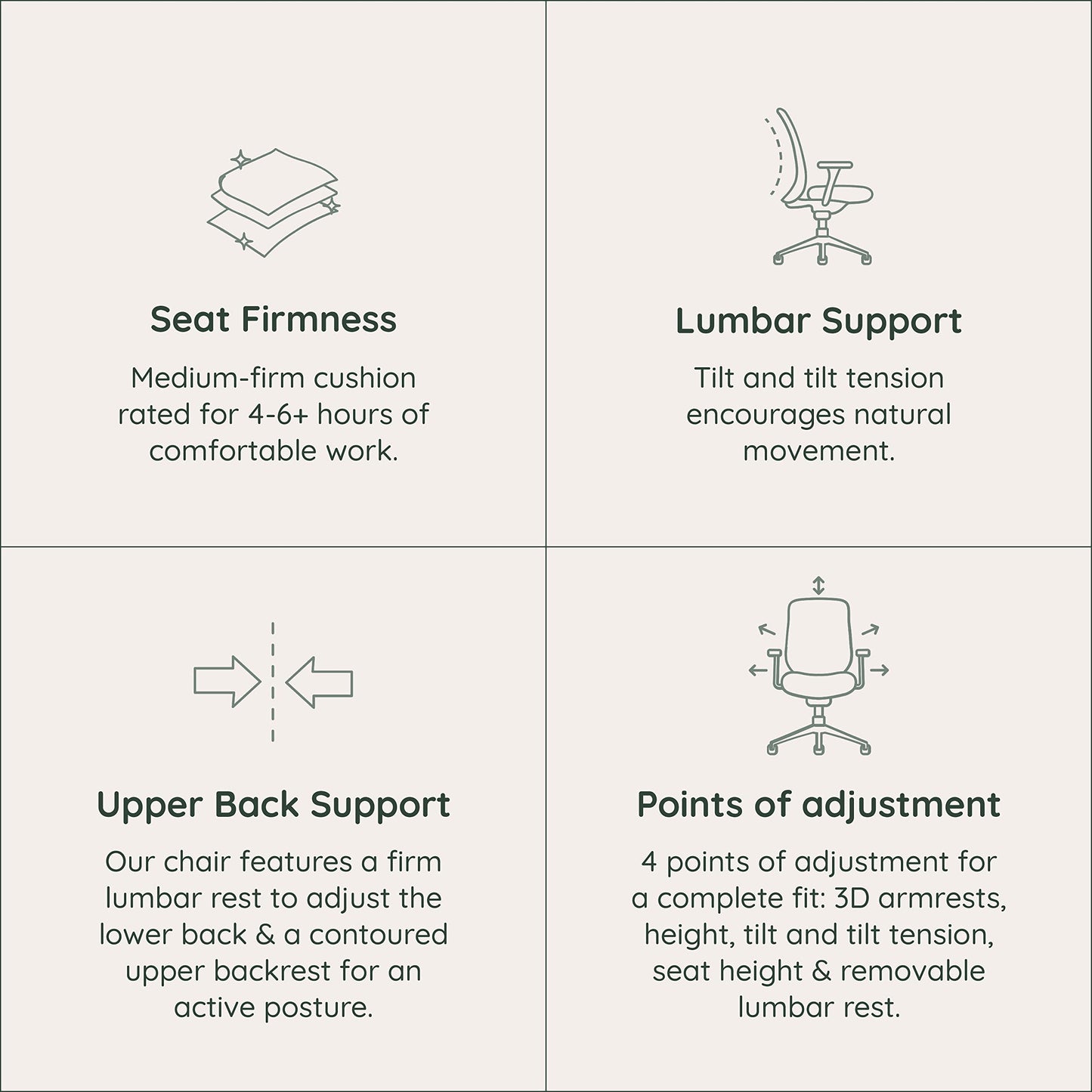 Branch Daily Chair - Computer Office Chair with Swivel, Lumbar Rest, and Adjustable Armrests - Sustainable, Stylish Mesh, & Adjustable Armrests - Comfortable Seating for Improved Posture - Slate