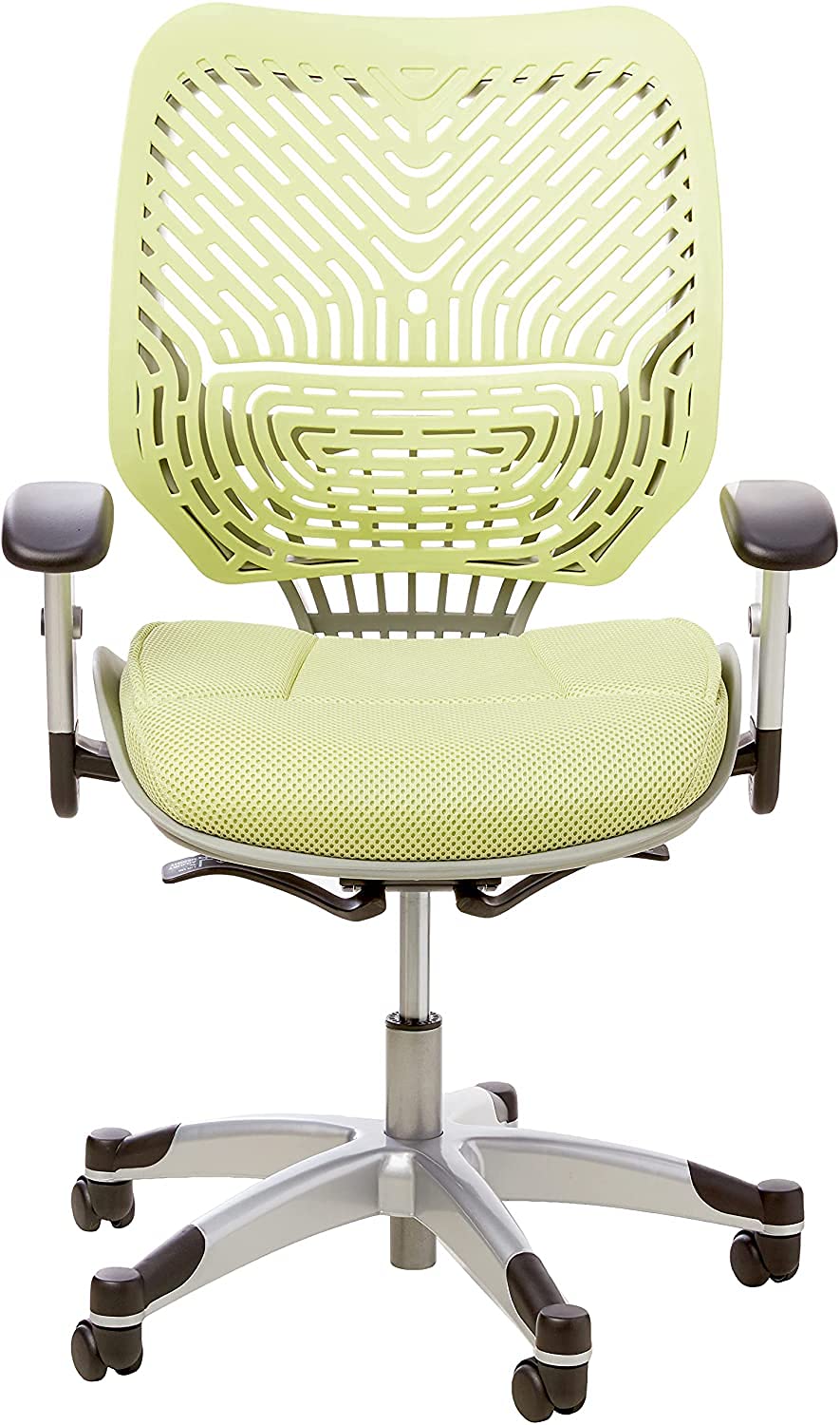Space Seating 86 REVV Series Self-Adjusting SpaceFlex Back Office Desk Chair with Lumbar Support and Padded Mesh Seat, Kiwi