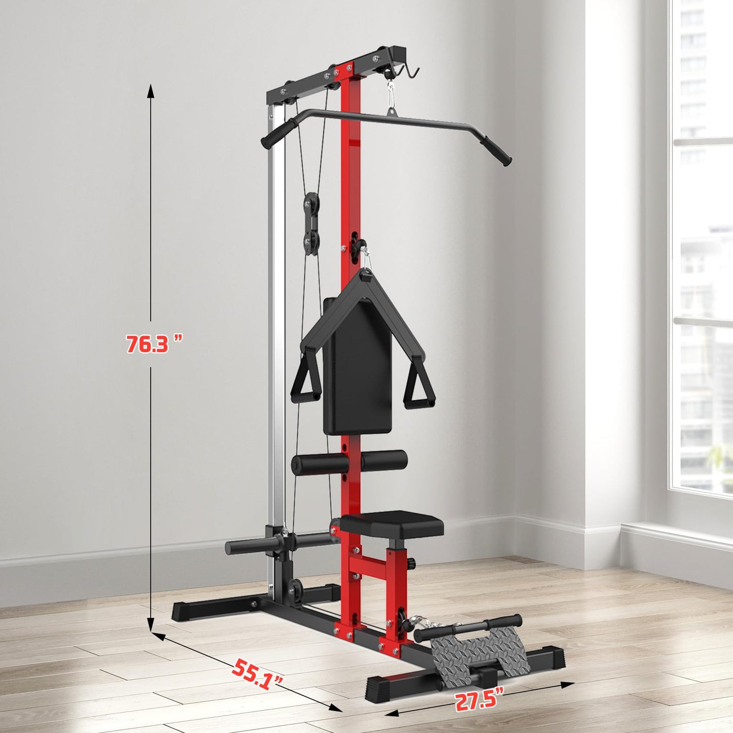 LAT Machine with High and Low Pulley Station