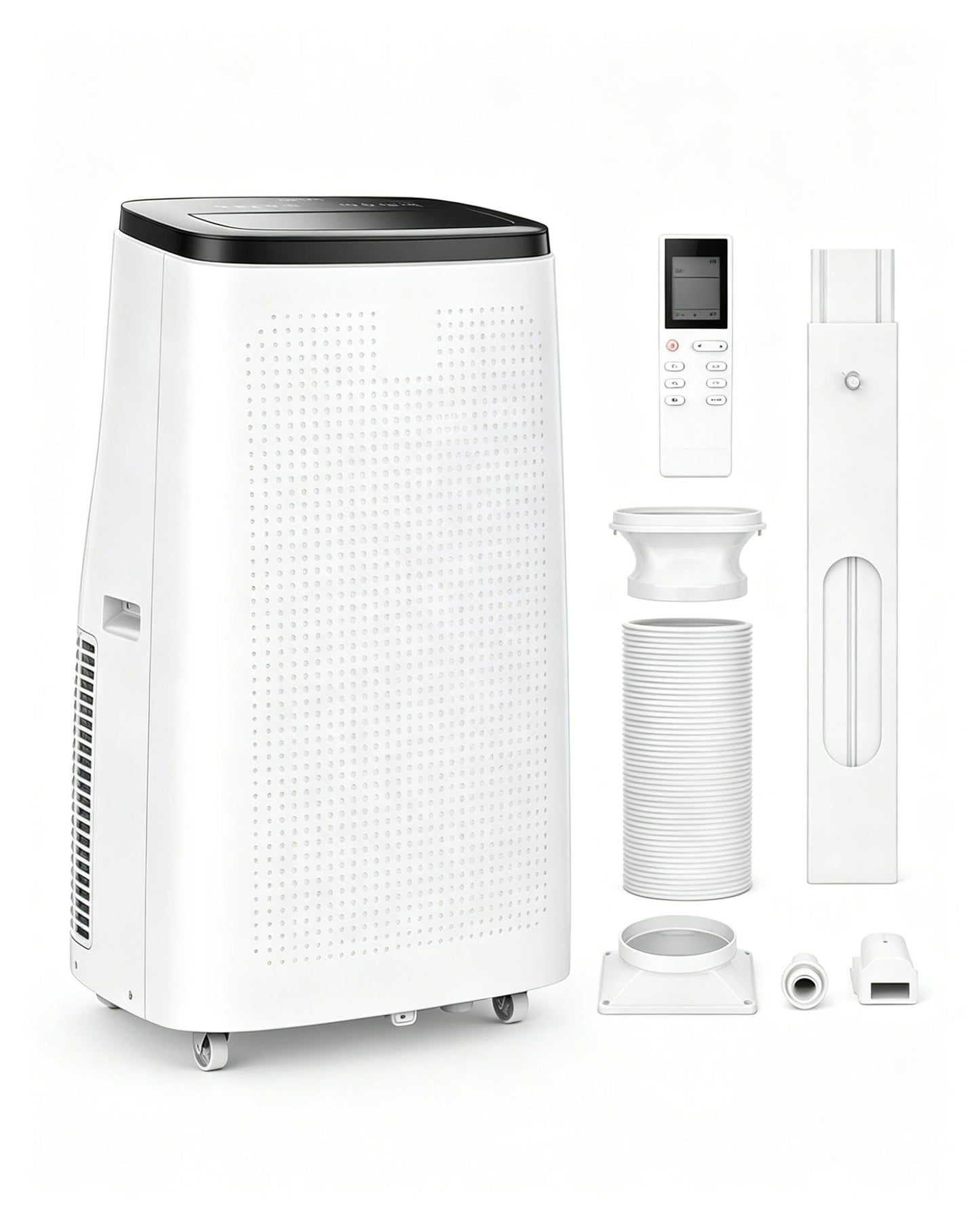 14,000 BTU Portable Air Conditioners, Cools Large Room Up to 700 Sq.Ft, 4-in-1 AC Unit with Dehumidifier & Fan, Remote Control, Quiet Sleep Mode, Energy Efficient for Home Office Garage