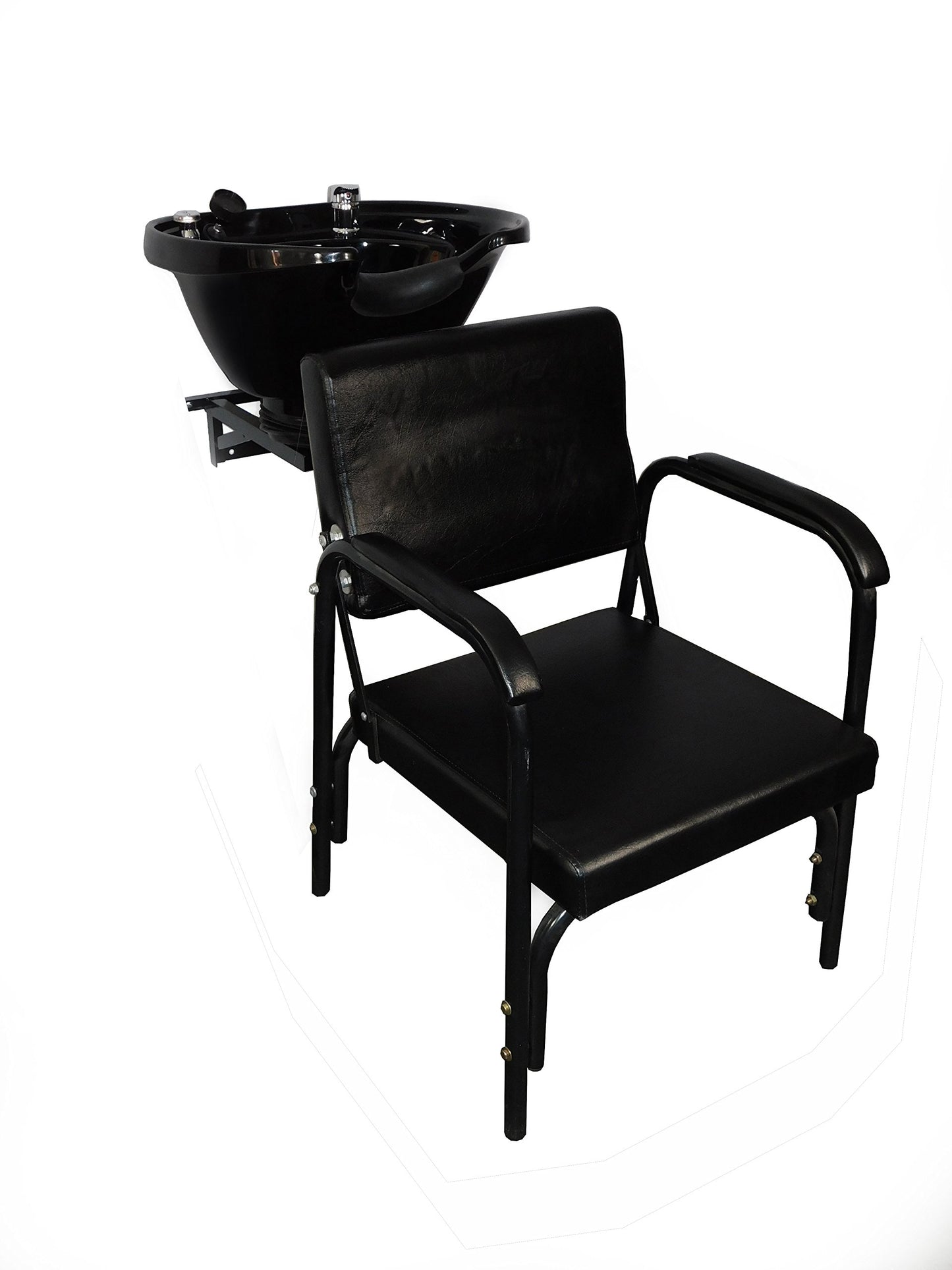 Extra Large Salon Backwash Shampoo Tilt Bowl Sink Wall Mounted Easy Reclining Shampoo Chair TLC-B38WT-216