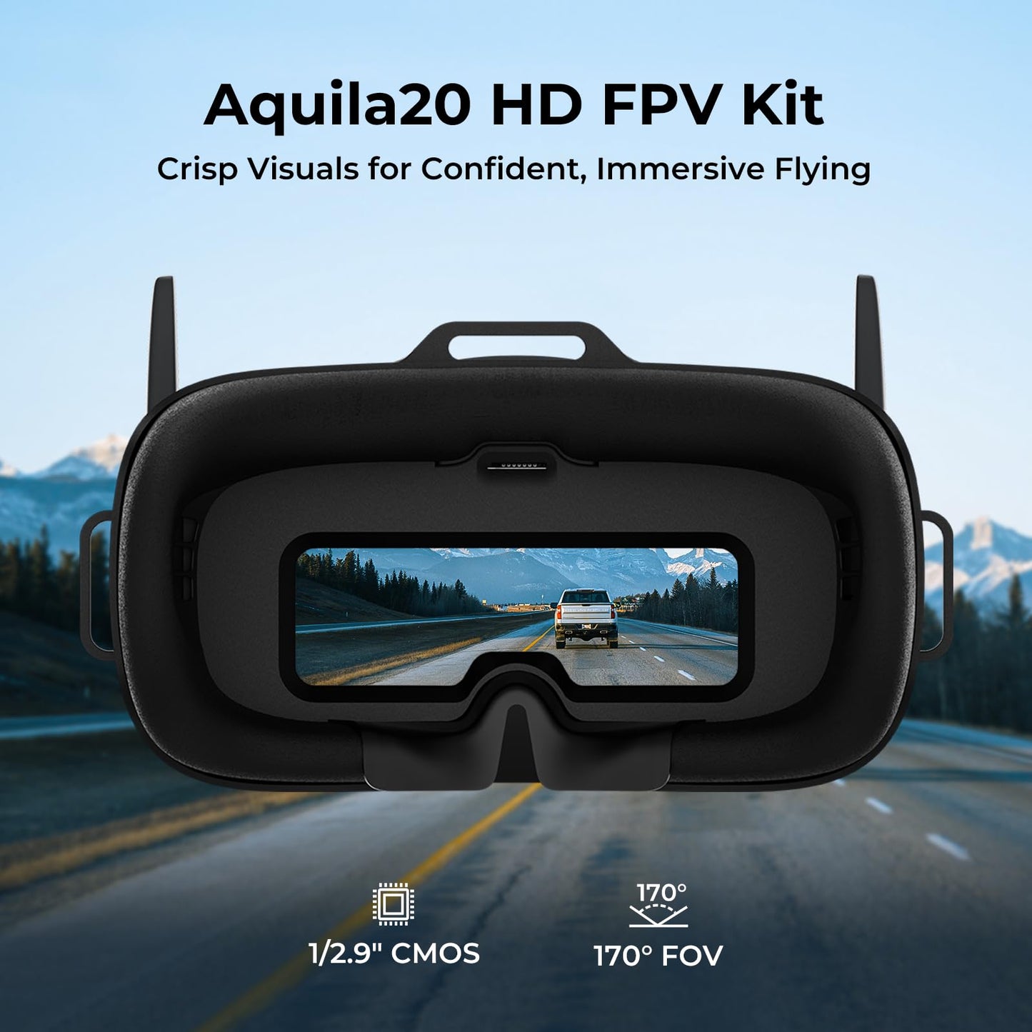 BETAFPV Aquila20 HD FPV Kit with Aquila20 HD Whoop LiteRadio 4 SE Radio Transmitter VR04 HD Goggles Built-in HD Digital VTX P1, Supported 3 Modes 2S Power System FPV Drone Advanced RTF Indoor Outdoor