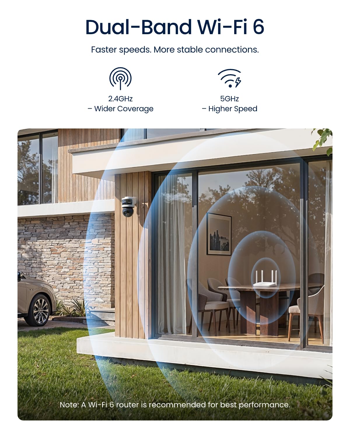 REOLINK OMVI 3i WiFi, Triple-Lens Outdoor Security Camera, 10MP 180° Panoramic + 8MP 4K Pan-Tilt, SyncTrack & Auto Tracking, Dual-Band WiFi 6, Smart Detection, Local AI Video Search, No Monthly Fees