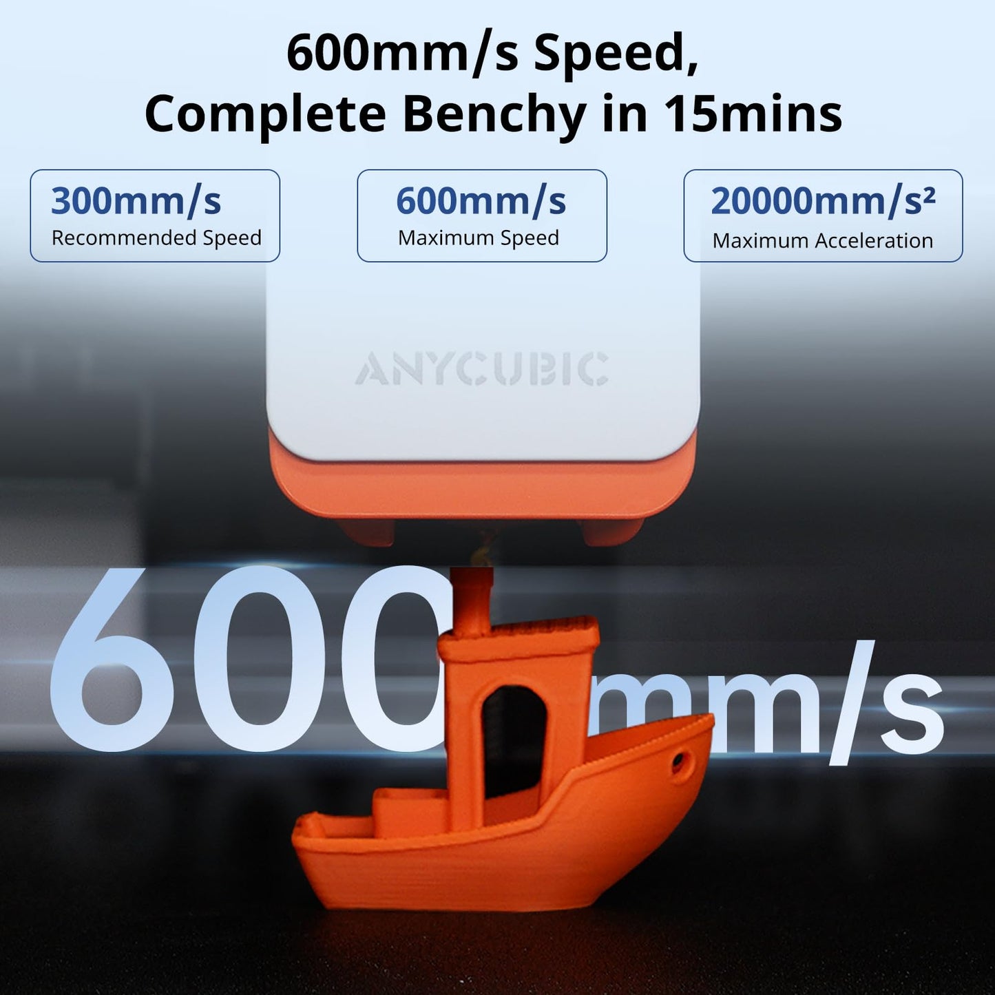Anycubic Kobra S1 Combo Multicolor 3D Printer with Anycubic ACE PRO, 4 Multicolor, Drying and Printing at the Same Time, 600mm/s Fast Speed with 320℃ Hotend, Built-in Camera 44dB Quiet 250*250*250mm