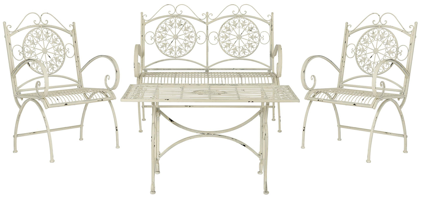 Safavieh 4 Piece Outdoor Collection Sophie Patio Set