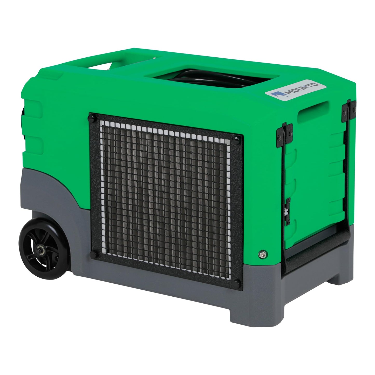 Mounto MOUNTO 268Pints LGR Commercial Compact Dehumidifier with Pump and Drain Hose, LGR Portable Dehumidifier with wheels for Home, Basements, Garages, and Job Sites (Green)
