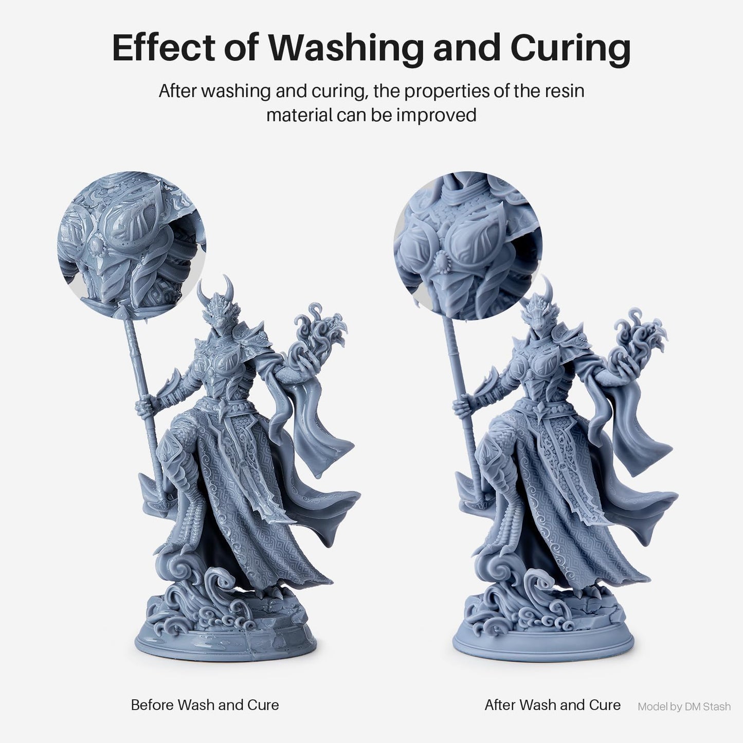 ELEGOO Mercury Plus V3.0 Wash and Cure Station, 7.5 L Large Capacity, Compatible with Mars Saturn Photon Halot MSLA LCD DLP 3D Printers, Washing Size of 9.05"×5.31”×10.24“