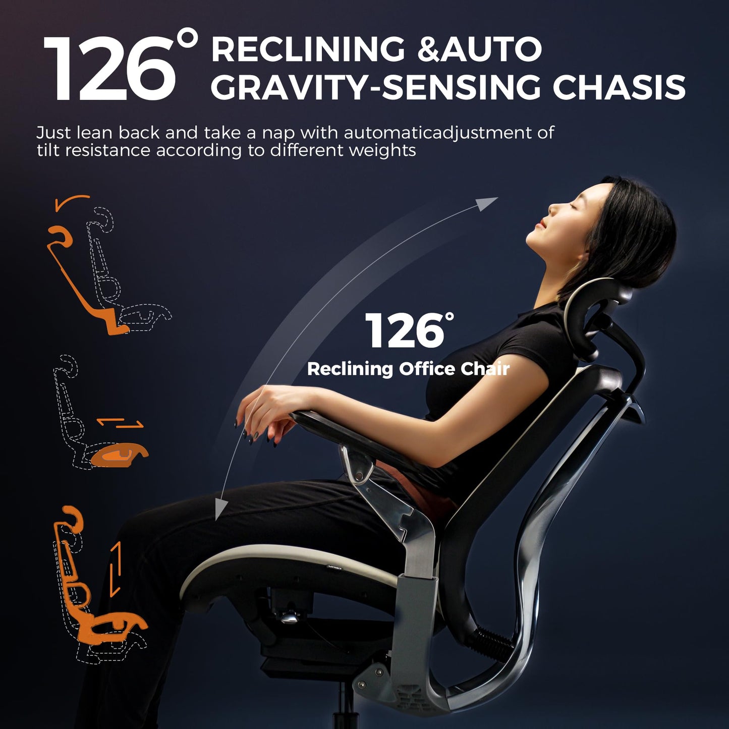 TOMU Ergonomic Executive Office Chair, Genuine Leather High Back Design with 5D Armrest & 3D Headrest for Gaming, Home and Work, Cool and Luxury (Apricot Gray)