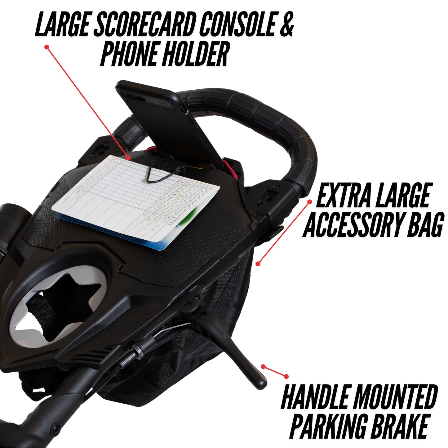 Bag Boy Limited Edition Nitron Golf Push Cart, USA