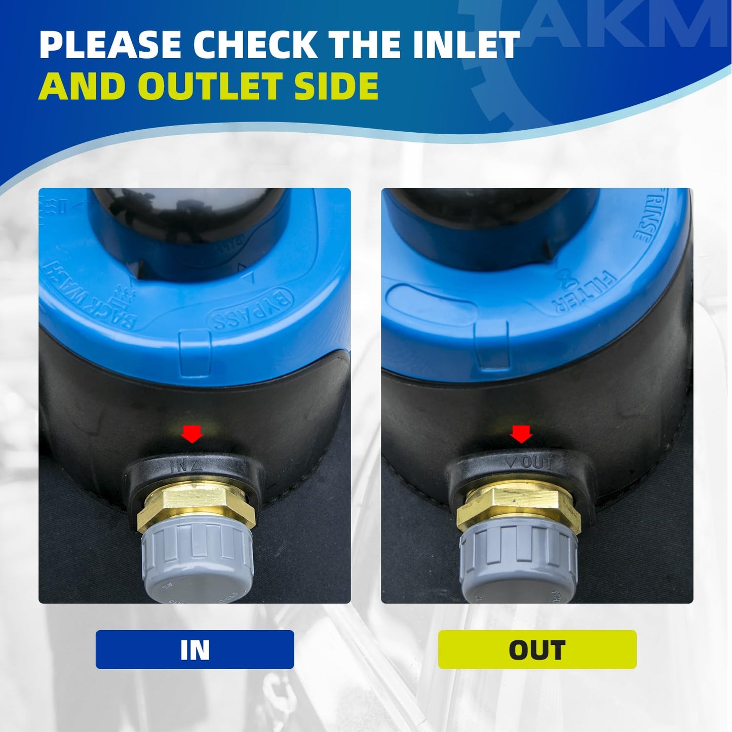 AKM Spotless Water System for car wash,Pre-Filled with DI Resin, with Bypass, DI Water System,Garden Hose Quick Connector, Deionized Water System for RV, Vehicles, Motorcycles, Bikes, Boats, No Spots