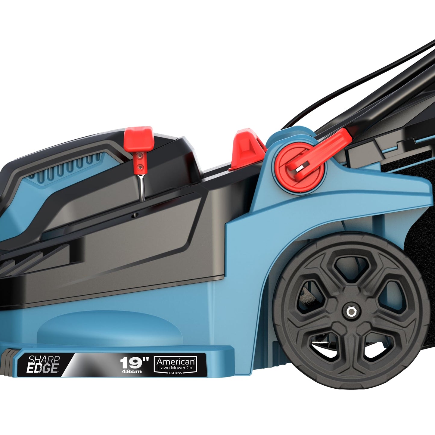 American Lawn Mower Company 51319 19-inch 13-Amp Corded Electric Push Lawn Mower with Grass Bag