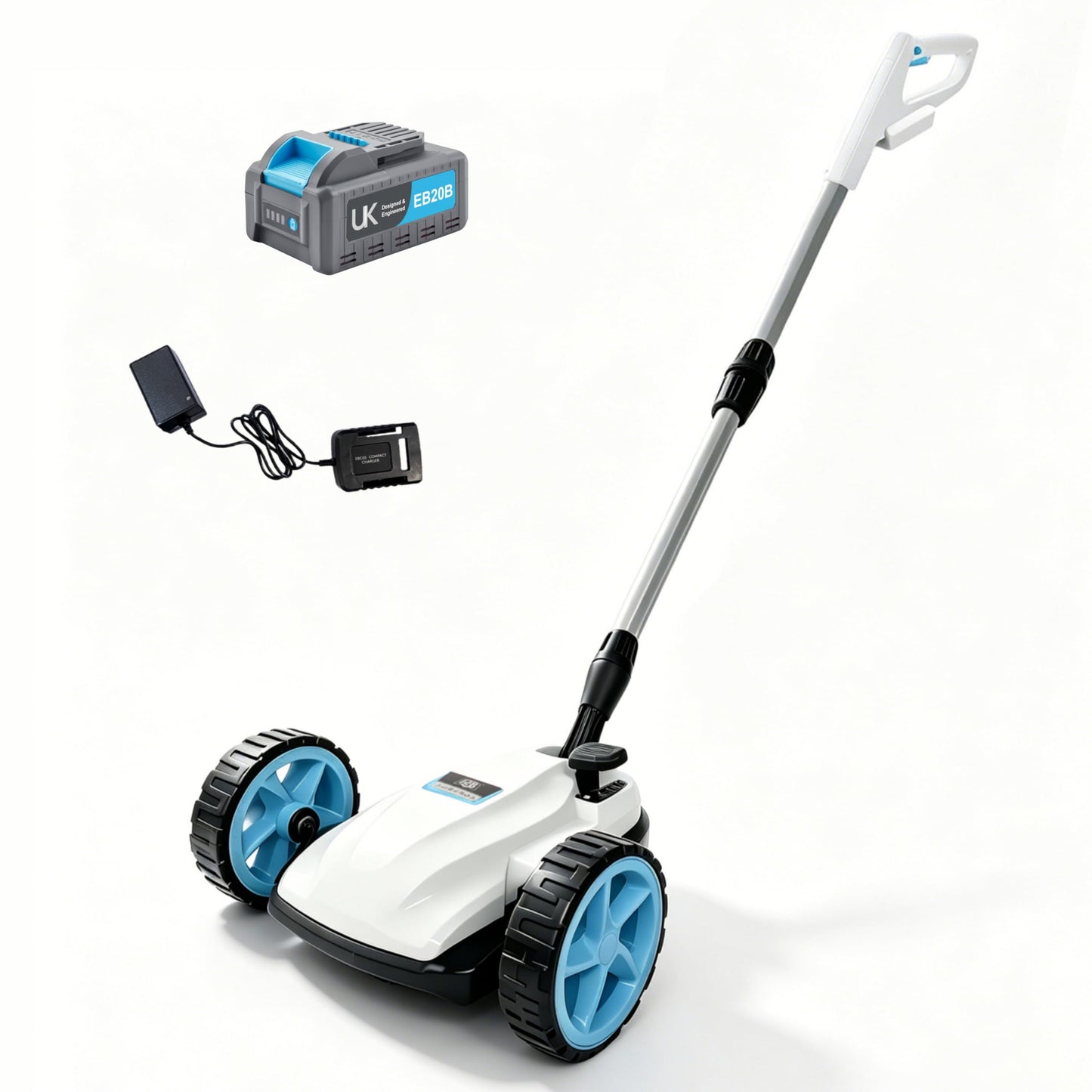 RB 40V 9" Mini Cordless Lawn Mower with Battery & Charger for Small Yards