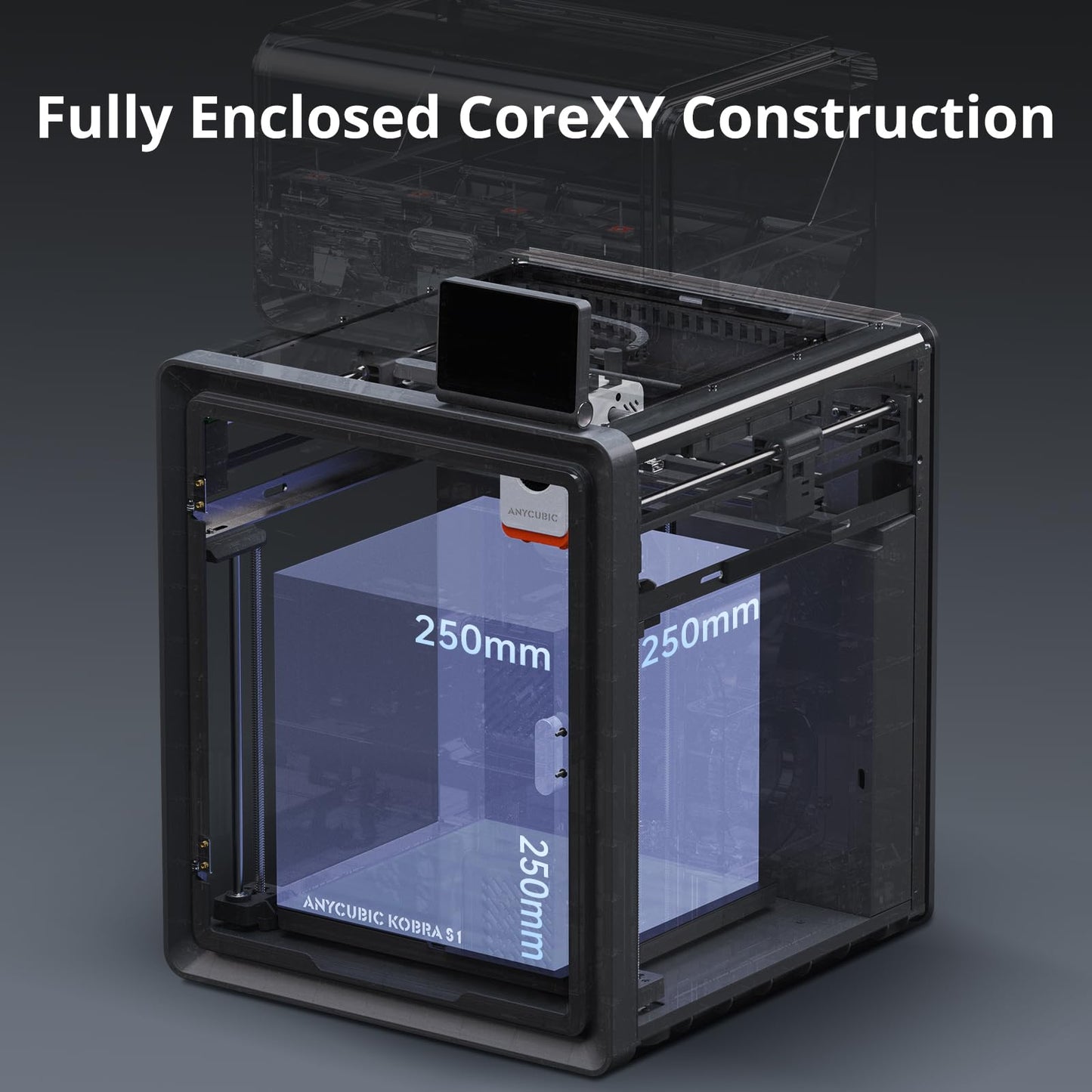 Anycubic Kobra S1 Combo 3D Printer, 4 Stunning Multicolor with Anycubic ACE PRO, 600mm/s High Speed and 320℃ Hotend Free-Clog Extruder, Intelligent Drying While Printing, Built-in Camera 250*250*250mm