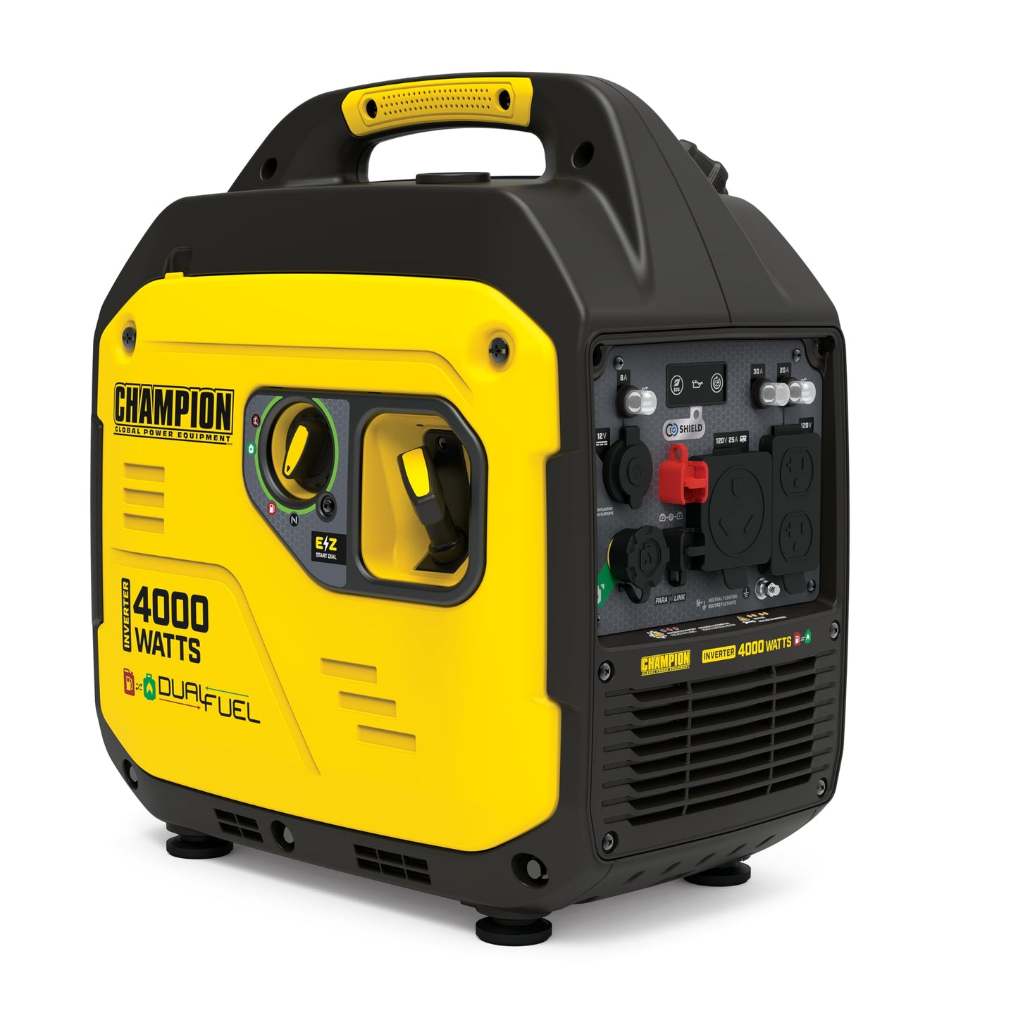 Champion Power Equipment 4000-Watt Dual Fuel RV Ready Portable Inverter Generator with Quiet Technology and Free 3-Year Warranty