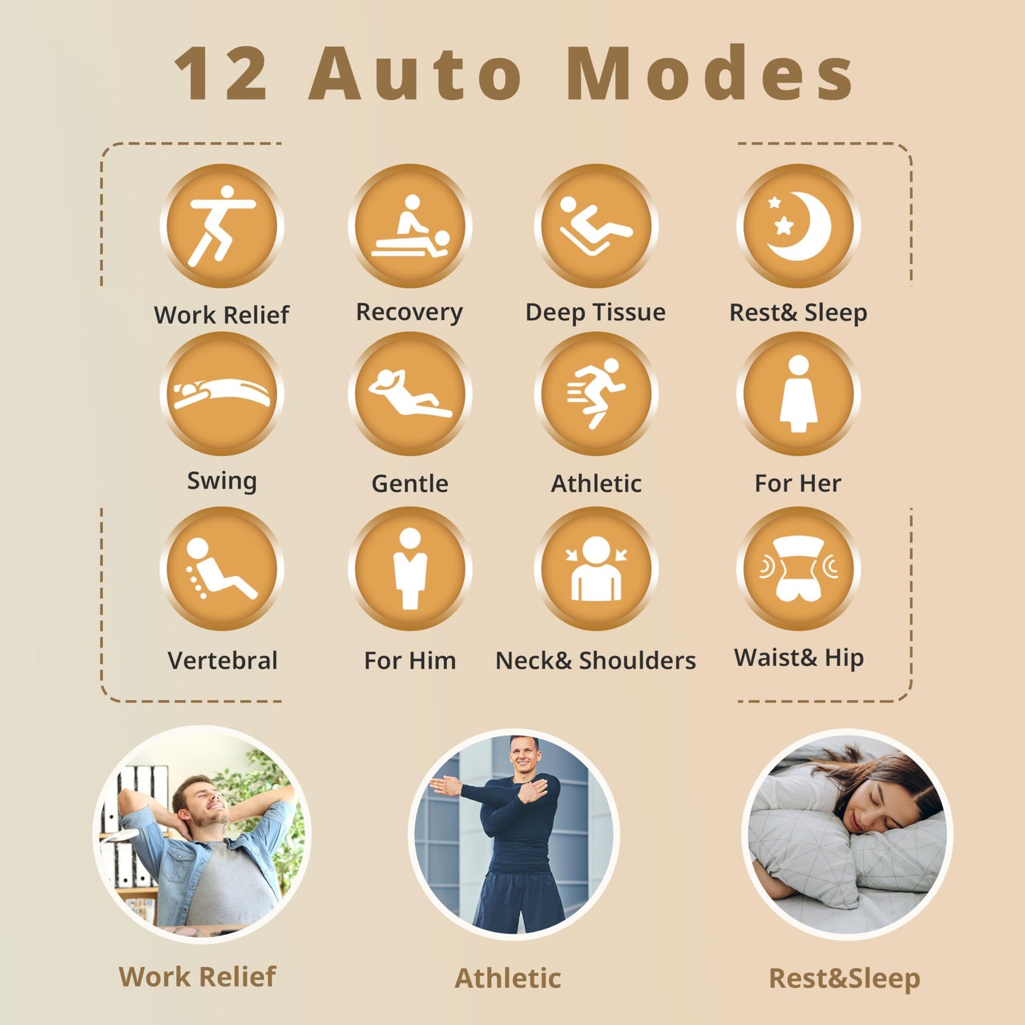 Mazzup Massage Chair, 3D Massage Chair Full Body, Zero Gravity Shiatsu Recliner W/Heating, SL Track, Wireless Charger, Bluetooth Speaker, Foot Rollers, 12 Auto Modes Air Compression