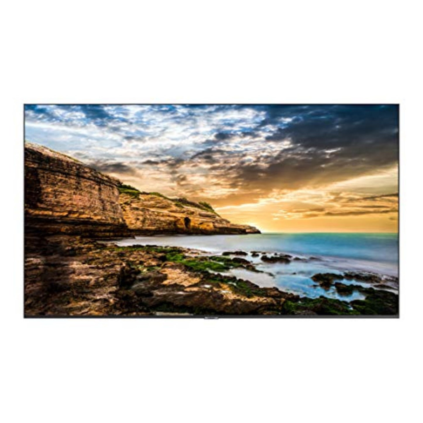 SAMSUNG Business QE50T 50-inch 4K UHD 3840x2160 LED Commercial Signage Display, HDMI, USB, Speakers, 3-Yr Wrnty, 16/7 Operation, 300 nit (LH50QETELGCXGO), Black