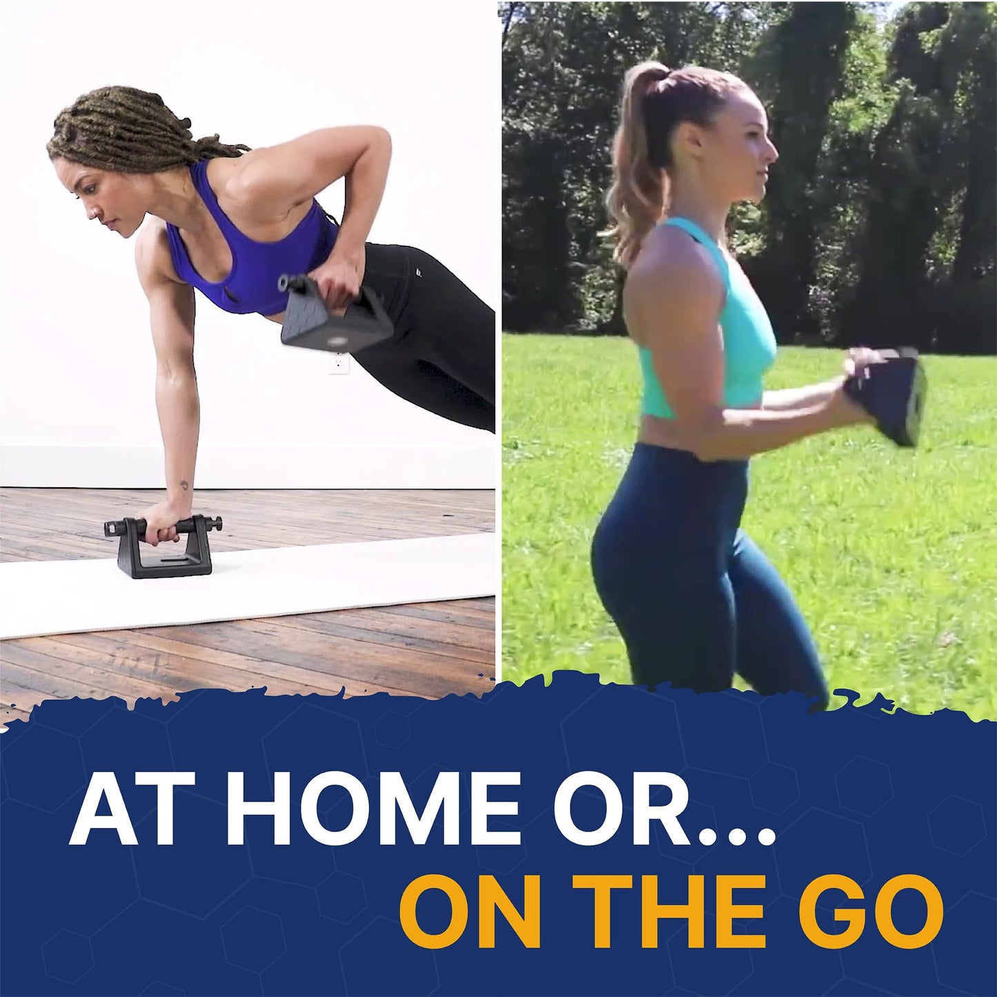 Ultimate Fitness Strength Trainer iOS App & Portable Hand-Held Calisthenic Gym - Olympus Grip by Fitnix