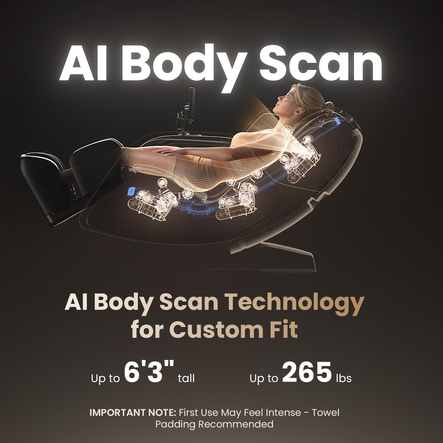 BOB AND BRAD iMaster Pro 4D Full Body Massage Chair Zero Gravity SL-Track
