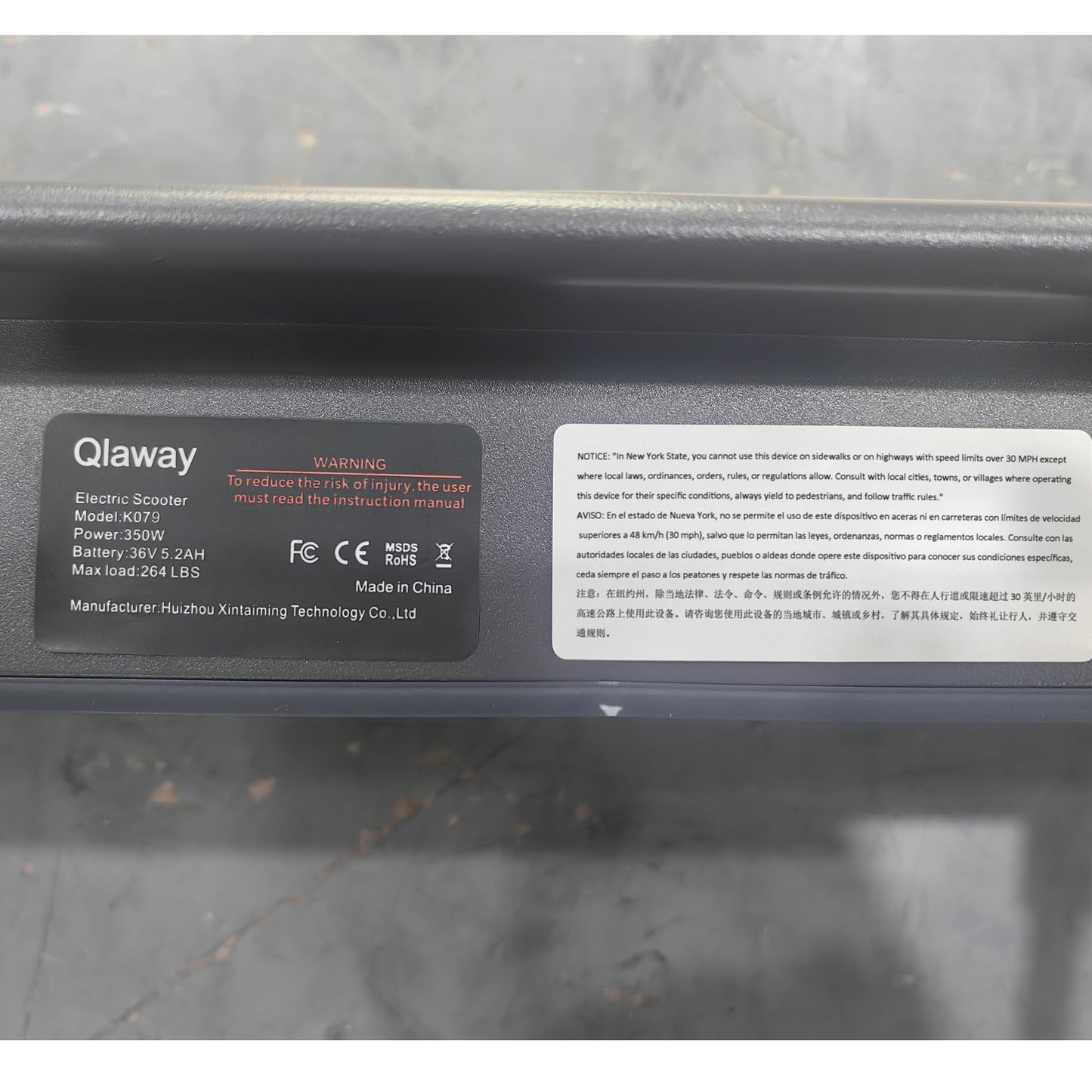 Qlaway 8.5" Electric Scooter for Adults Dual Shock absorbers 19 MPH 350W Motor,Four Modes E Scooter 15 Miles Range, Foldable,APP Control