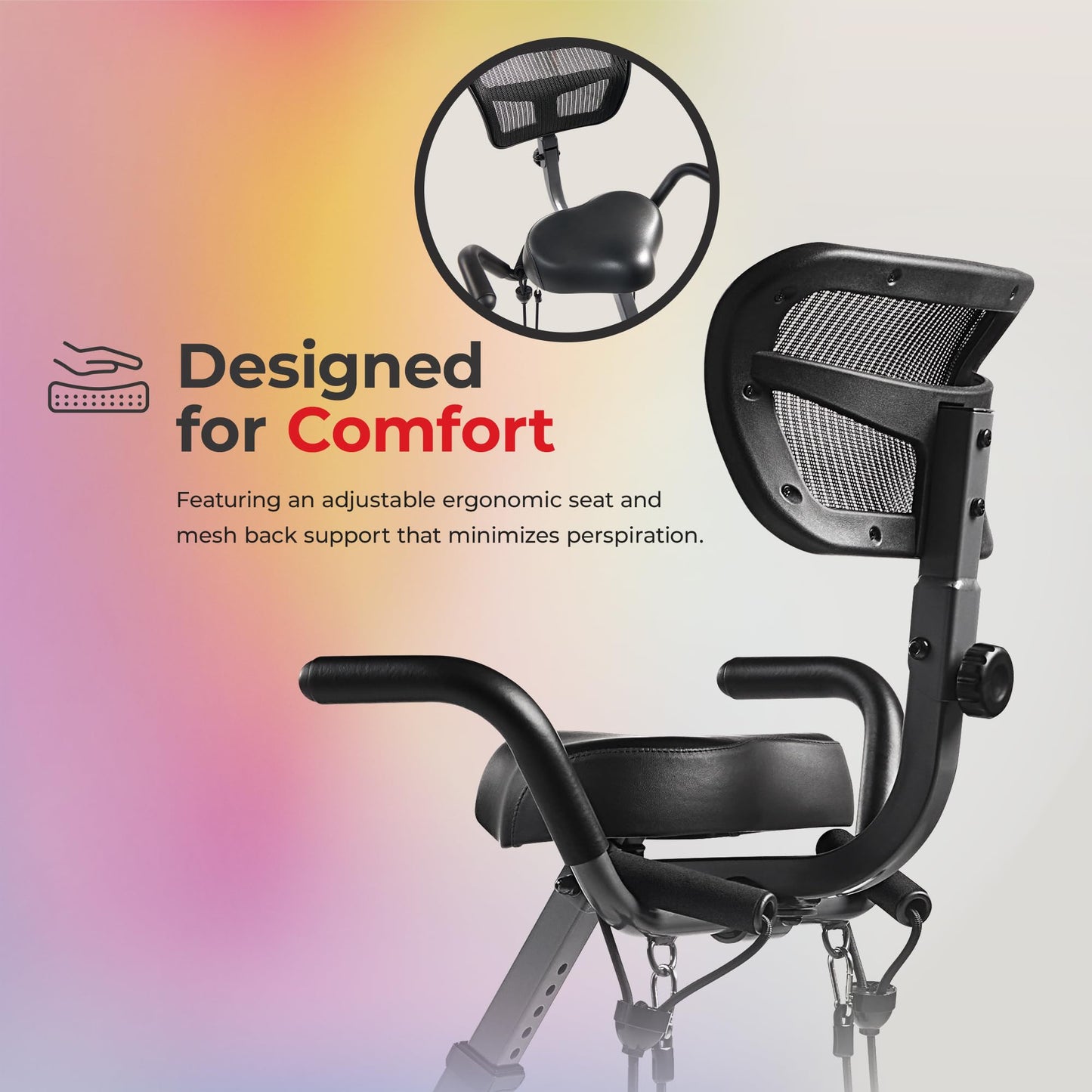Sunny Health & Fitness Foldable Magnetic Stationary Exercise X-Bike Pro, 300 LB Capacity, Low-Impact, 14-Level Resistance, Ergonomic Support, SunnyFit App Enhanced Connectivity - SF-B223012