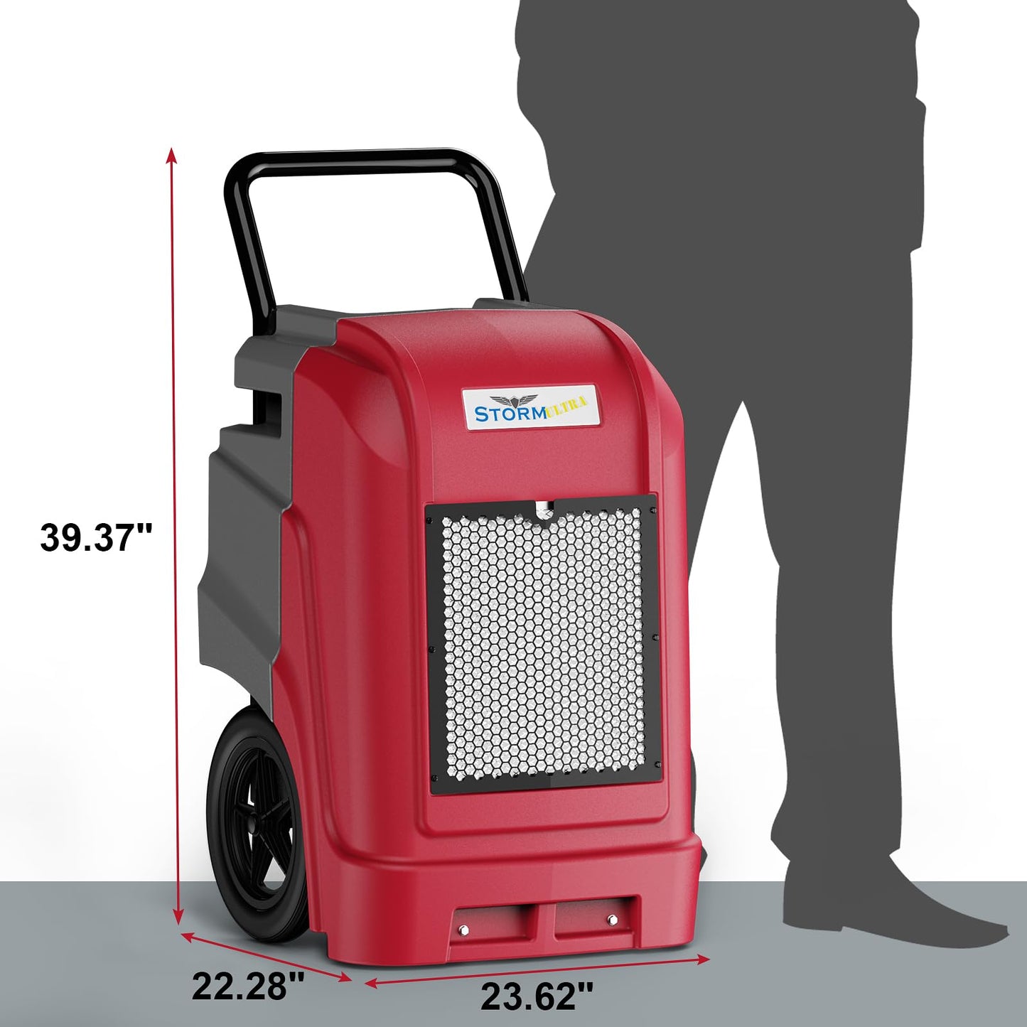 ALORAIR Smart WiFi Commercial Dehumidifier 190 PPD with Pump, Industrial Dehumidifiers Large Capacity for Basements, Garages & Job Sites, 6 Years Limited Warranty