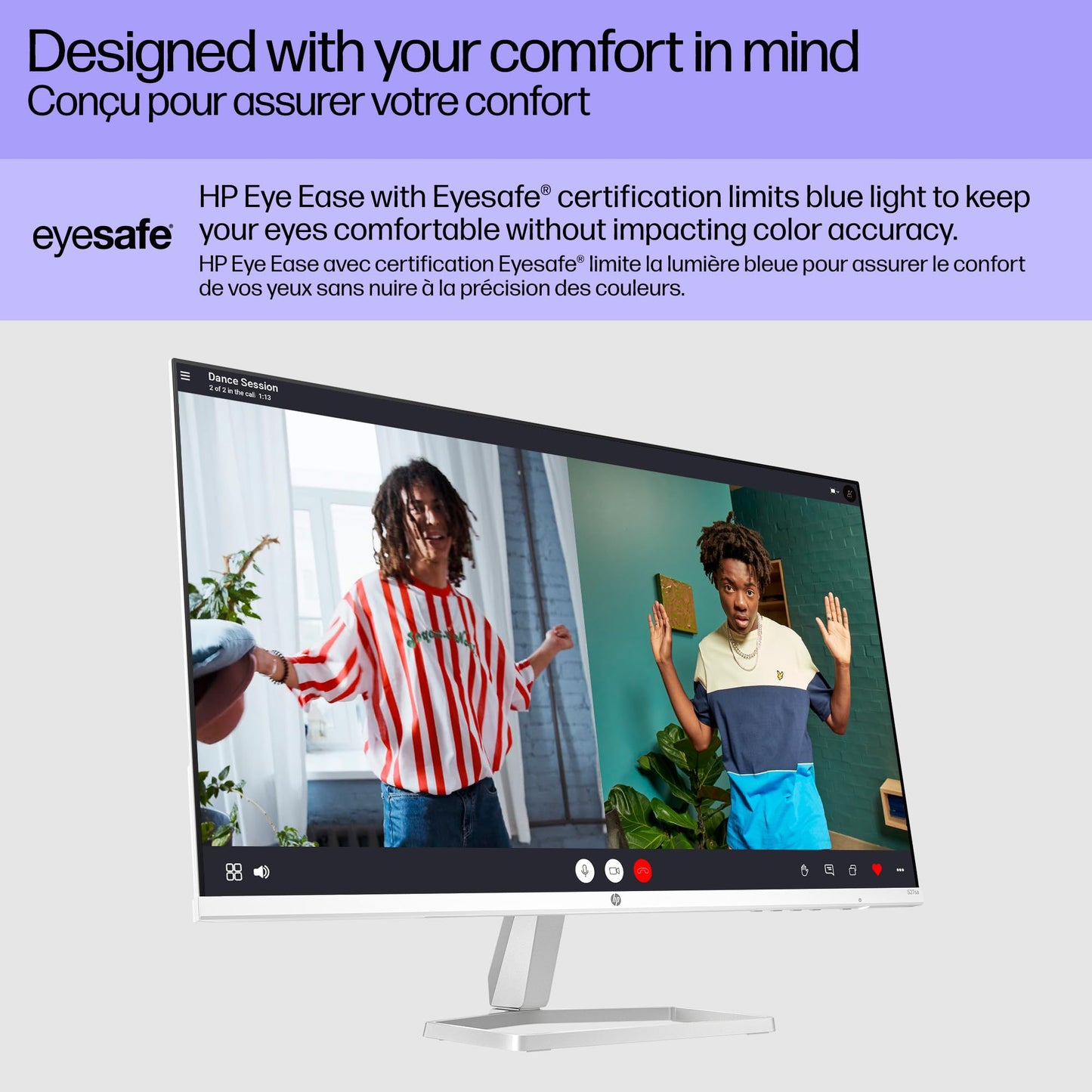 HP Series 5 27 inch FHD Monitor, Full HD Display (1920 x 1080), IPS Panel, 99% sRGB, 1500:1 Contrast Ratio, 300 nits, Eye Ease with Eyesafe Certification, 527sa (2024)
