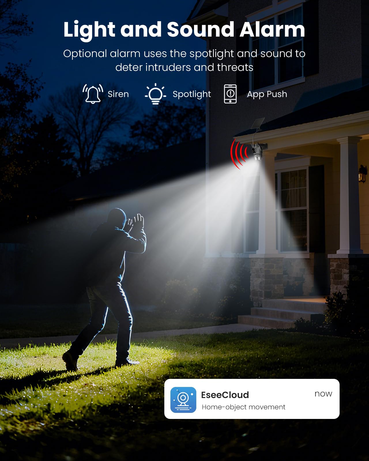 Hiseeu Solar Security Cameras Wireless Outdoor, Auto Tracking Dual-Lens Wireless Cameras for Home Security with 10" Touchscreen, 2.4 & 5GHz WiFi Pro 4 Cam-Kit, 2 Way Audio, 500GB HDD, 0 Monthly Fee