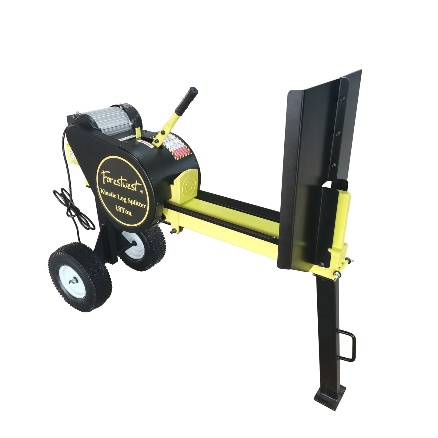 FORESTWEST 11097, 18Ton Kinetic Log Splitter, 13.6-Amp Electric Kinetic Log Splitter for Firewood