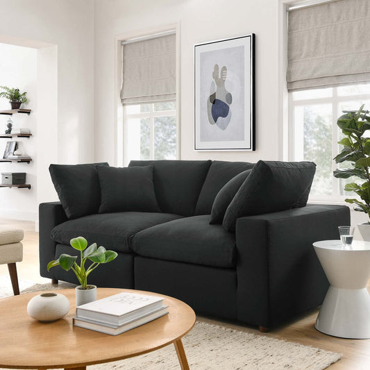 Modway Commix Down-Filled Overstuffed Upholstered Loveseat