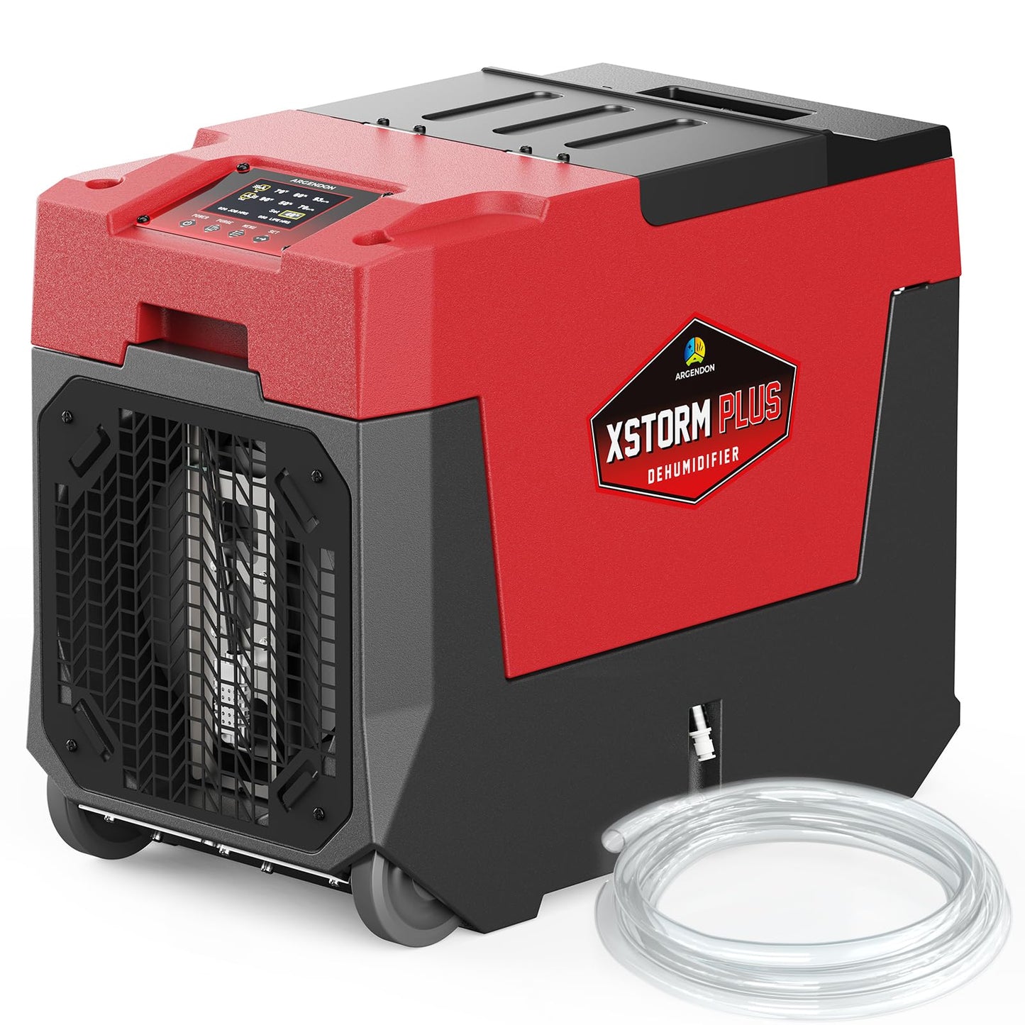 ARGENDON Commercial Dehumidifier with Pump 180PPD Dehumidifier Basement Suit for 2,300 Sq.Ft Space with Drain Hose for Crawl Spaces, Industry Use, Garage, Whole House, limited 5-Year-Warranty