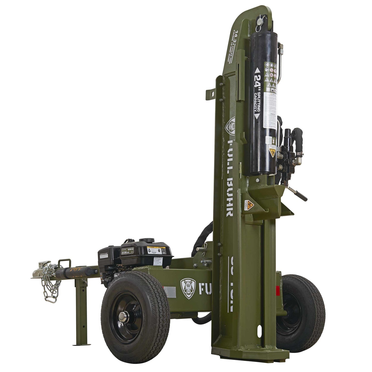 Full Boar 33 Ton Log Splitter-Full Boar Engine 223cc (49 State)