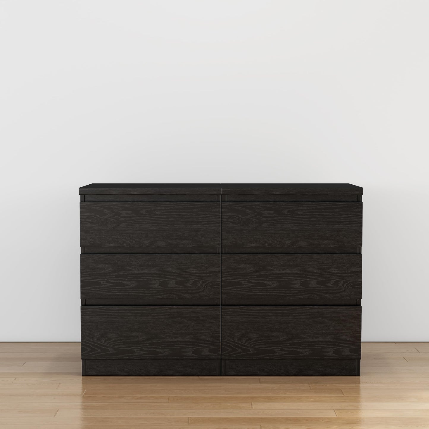 Lyon Sence Nightstand with Drawers, Bedside Table with Drawers, Sofa Side Table Storage Cabinet, Night Stand for Bedroom Living Room (2, 3 Drawers Black)