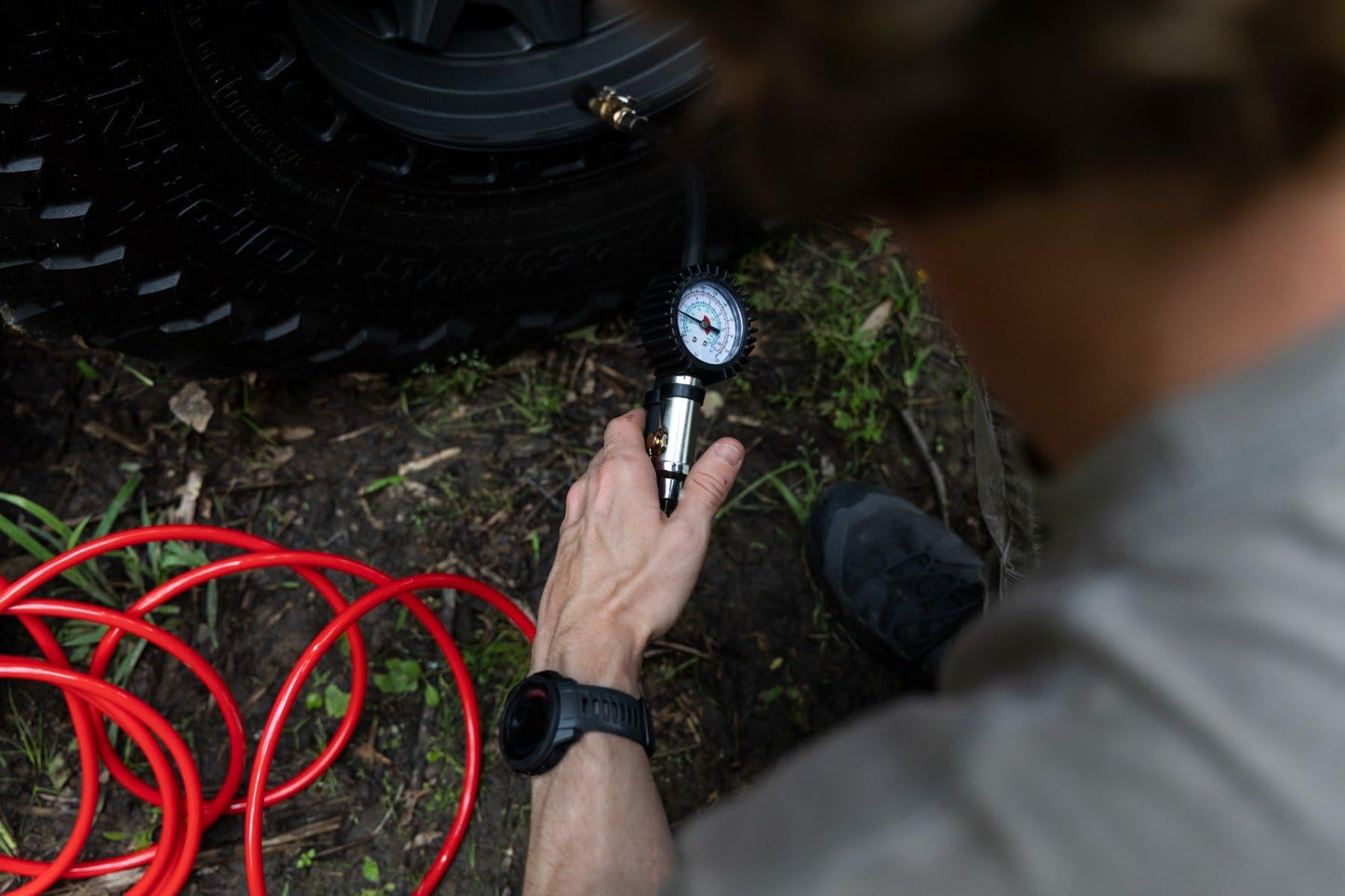 Rough Country Portable Twin Air Compressor | 12V | 150PSI | 6.16 CFM - RS208A
